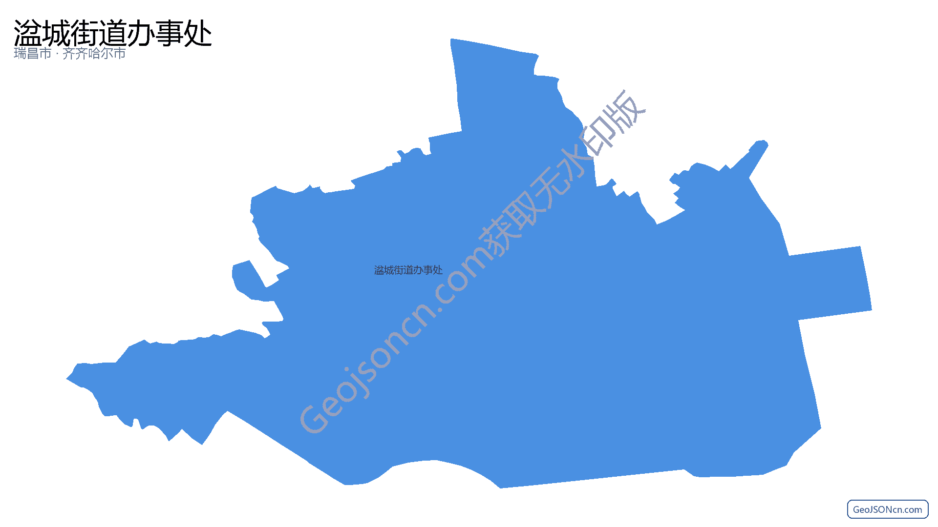 湓城街道办事处行政区划边界地图（瑞昌市·九江市）,提供GeoJSON、SHP矢量边界数据下载及高清地图大图(PNG/JPG) - GeoJSONcn.com