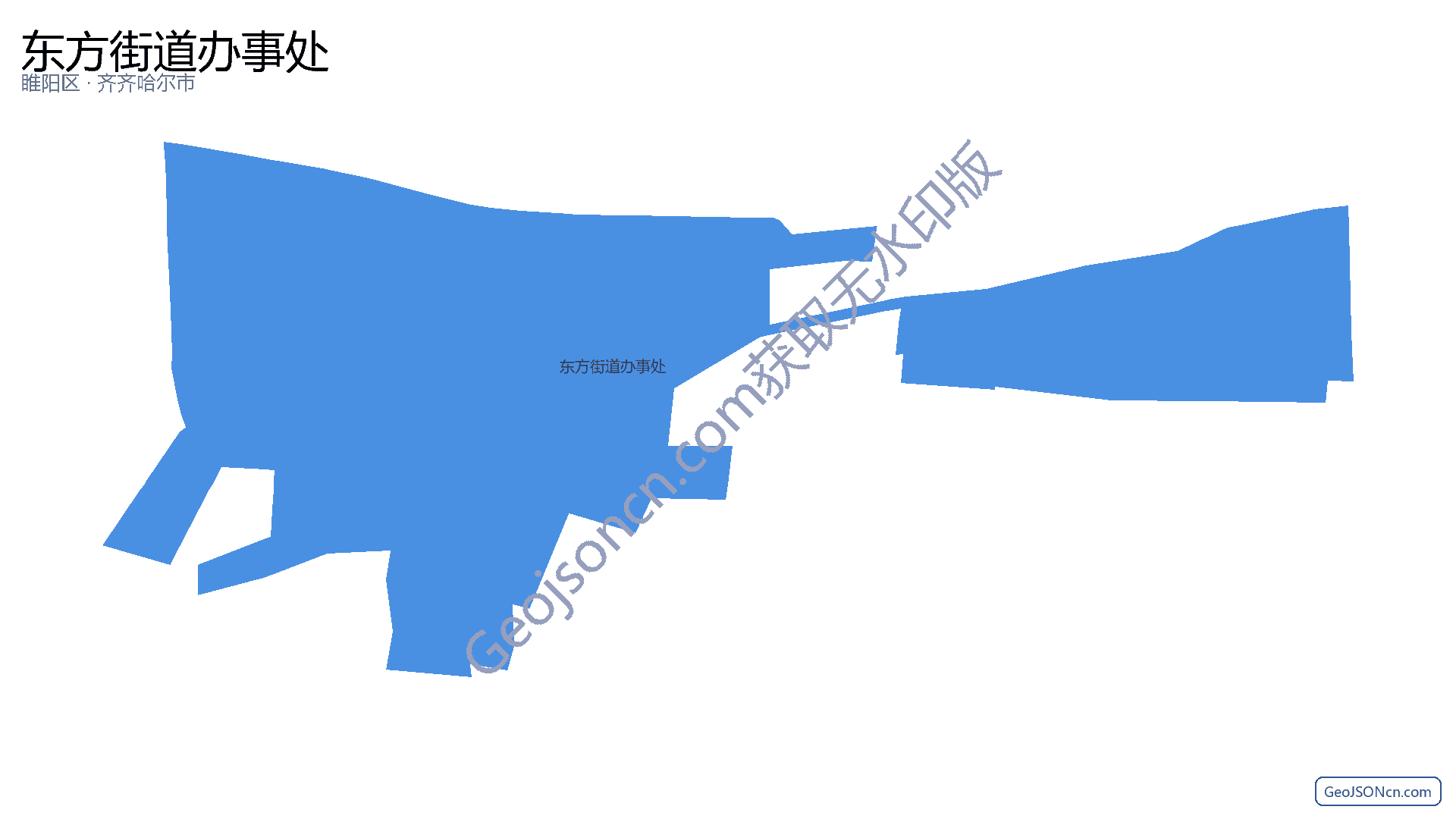 东方街道办事处行政区划边界地图（睢阳区·商丘市）,提供GeoJSON、SHP矢量边界数据下载及高清地图大图(PNG/JPG) - GeoJSONcn.com