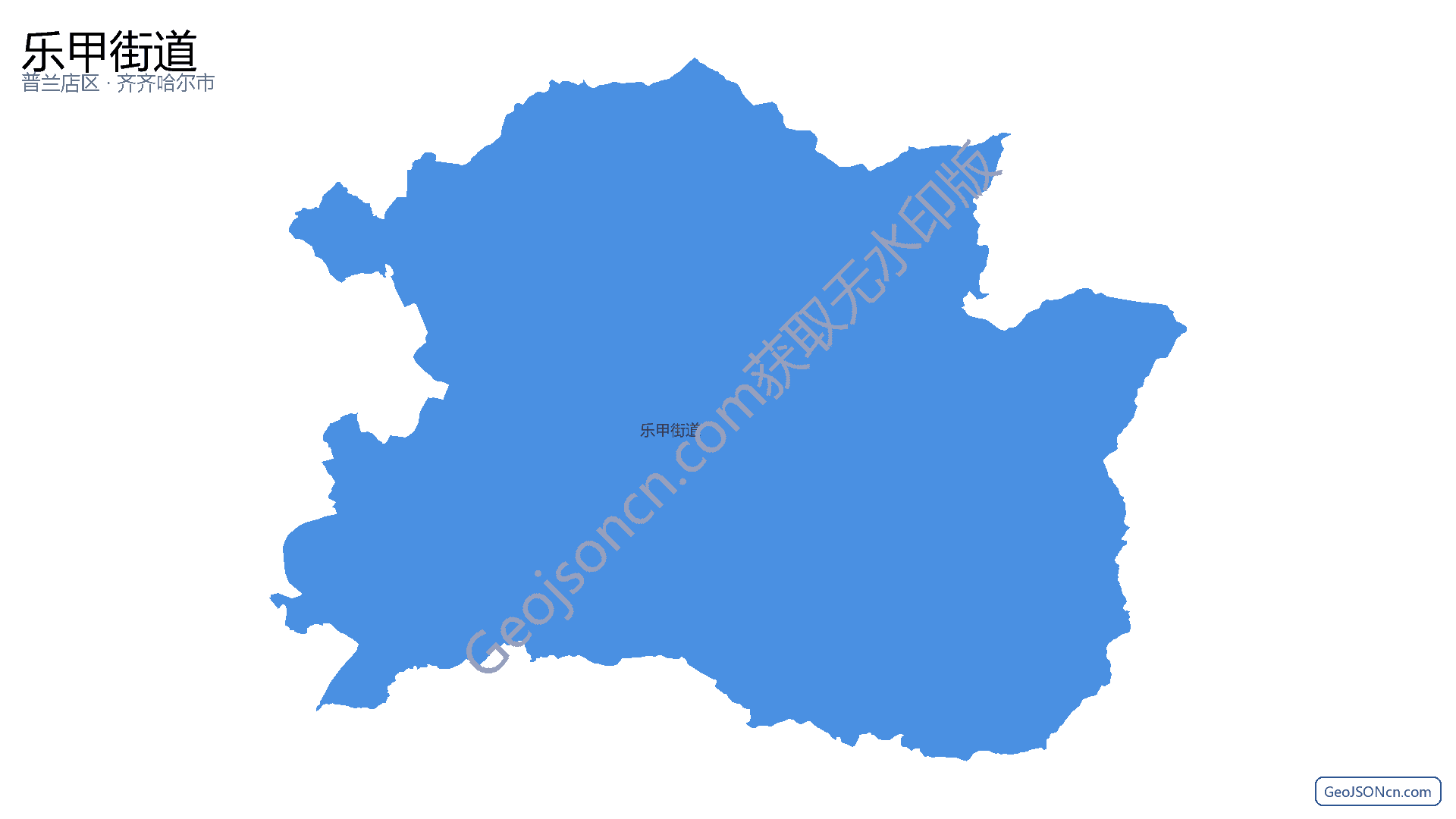 乐甲街道行政区划边界地图(普兰店区·大连市),提供GeoJSON、SHP矢量边界数据下载及高清地图大图(PNG/JPG) - GeoJSONcn.com