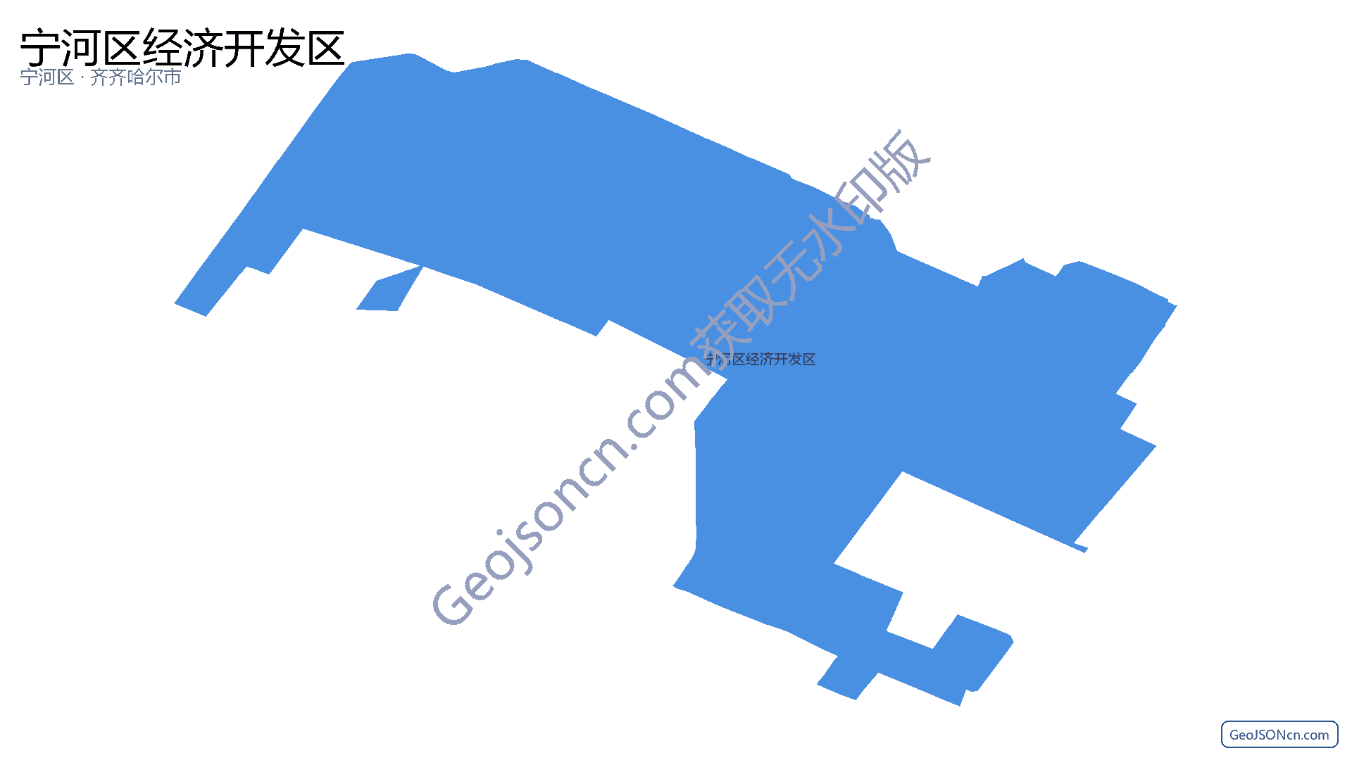宁河区经济开发区行政区划边界地图（宁河区·天津市）,提供GeoJSON、SHP矢量边界数据下载及高清地图大图(PNG/JPG) - GeoJSONcn.com