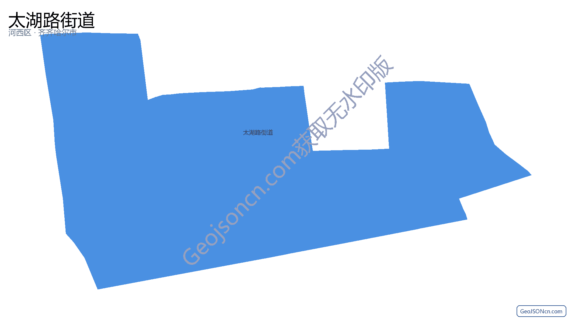 太湖路街道行政区划边界地图（河西区·天津市）,提供GeoJSON、SHP矢量边界数据下载及高清地图大图(PNG/JPG) - GeoJSONcn.com