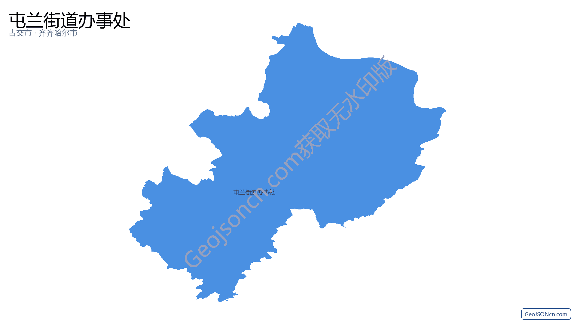 屯兰街道办事处行政区划边界地图（古交市·太原市）,提供GeoJSON、SHP矢量边界数据下载及高清地图大图(PNG/JPG) - GeoJSONcn.com