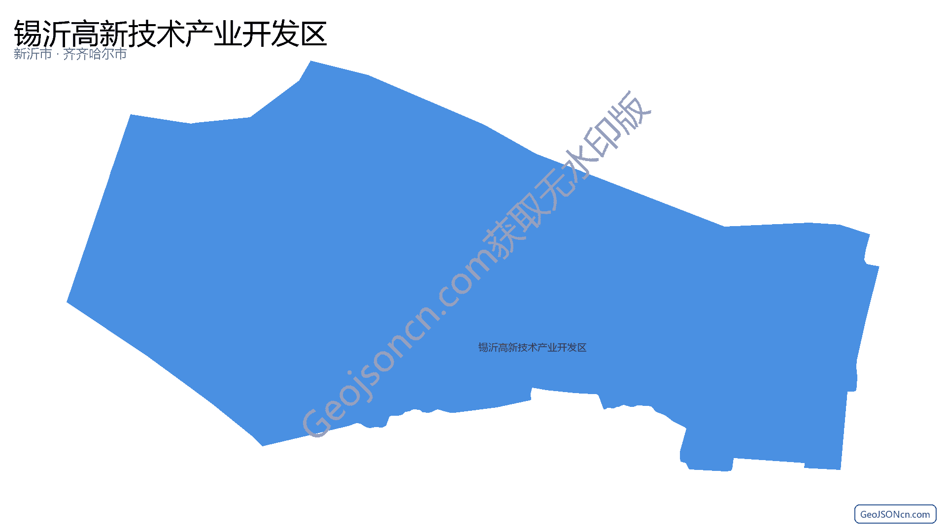 锡沂高新技术产业开发区行政区划边界地图（新沂市·徐州市）,提供GeoJSON、SHP矢量边界数据下载及高清地图大图(PNG/JPG) - GeoJSONcn.com
