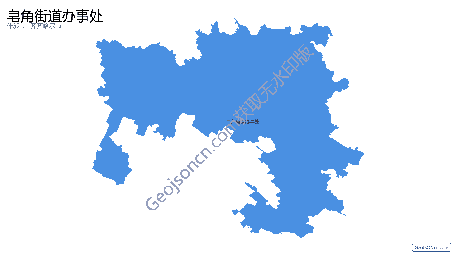 皂角街道办事处行政区划边界地图（什邡市·德阳市）,提供GeoJSON、SHP矢量边界数据下载及高清地图大图(PNG/JPG) - GeoJSONcn.com