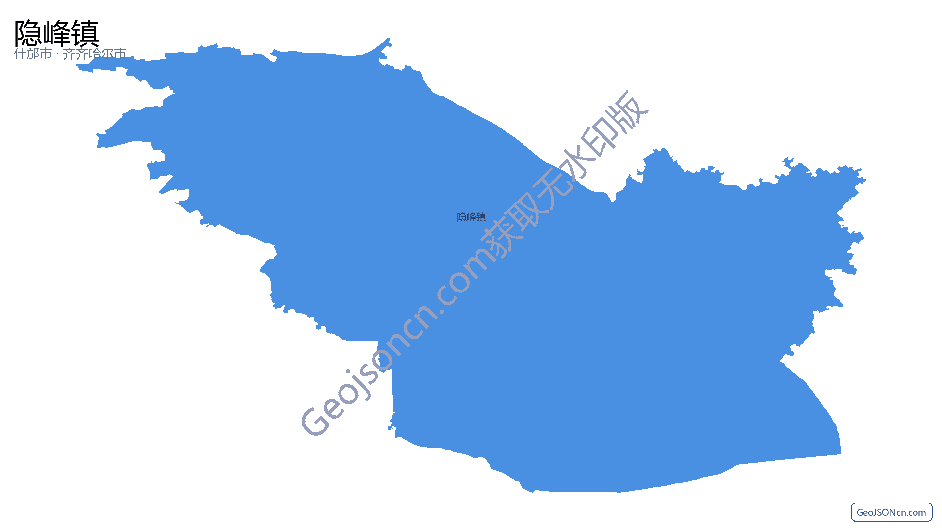 隐峰镇行政区划边界地图（什邡市·德阳市）,提供GeoJSON、SHP矢量边界数据下载及高清地图大图(PNG/JPG) - GeoJSONcn.com