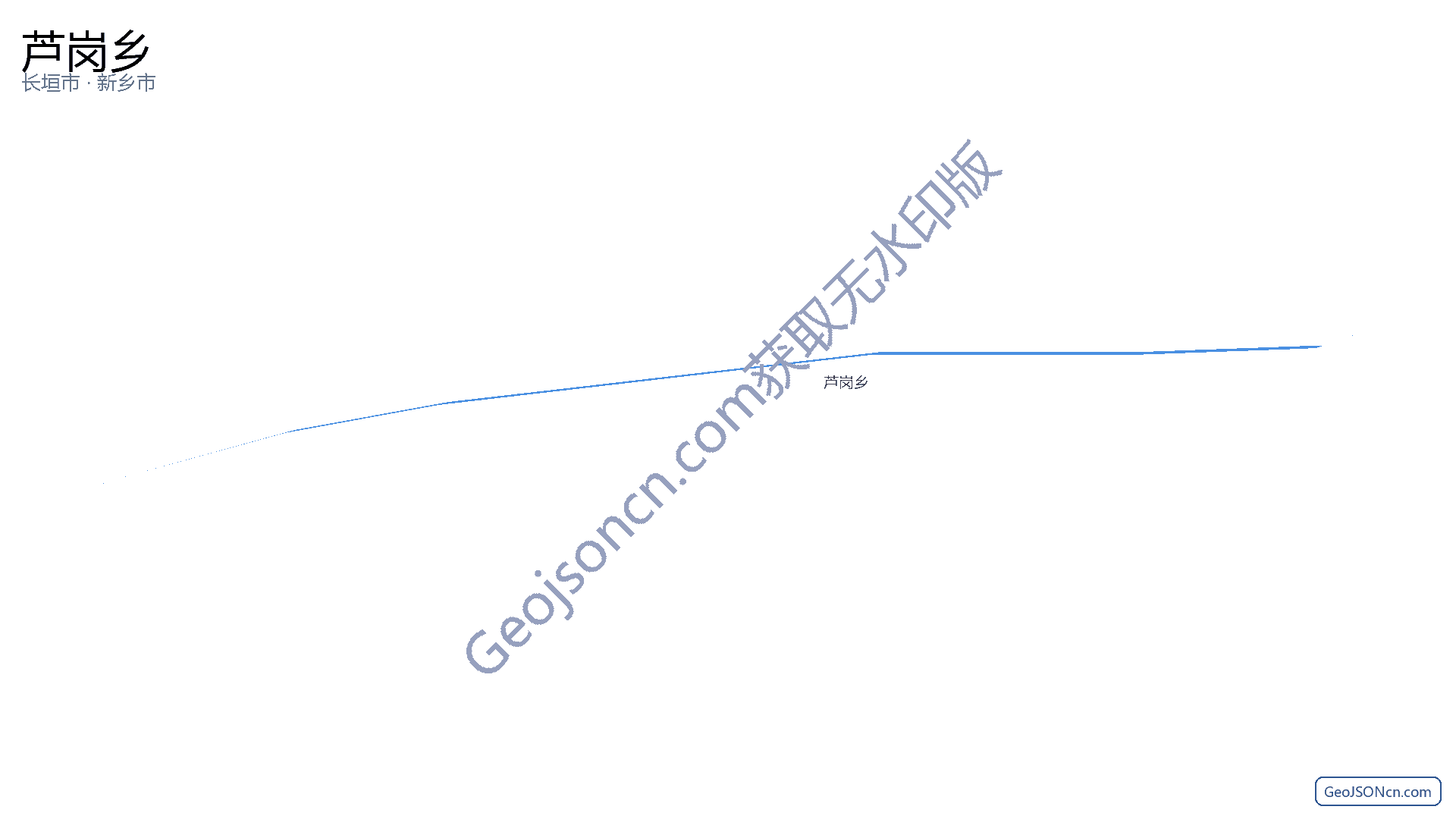 芦岗乡行政区划边界地图(长垣市·新乡市),提供GeoJSON、SHP矢量边界数据下载及高清地图大图(PNG/JPG) - GeoJSONcn.com