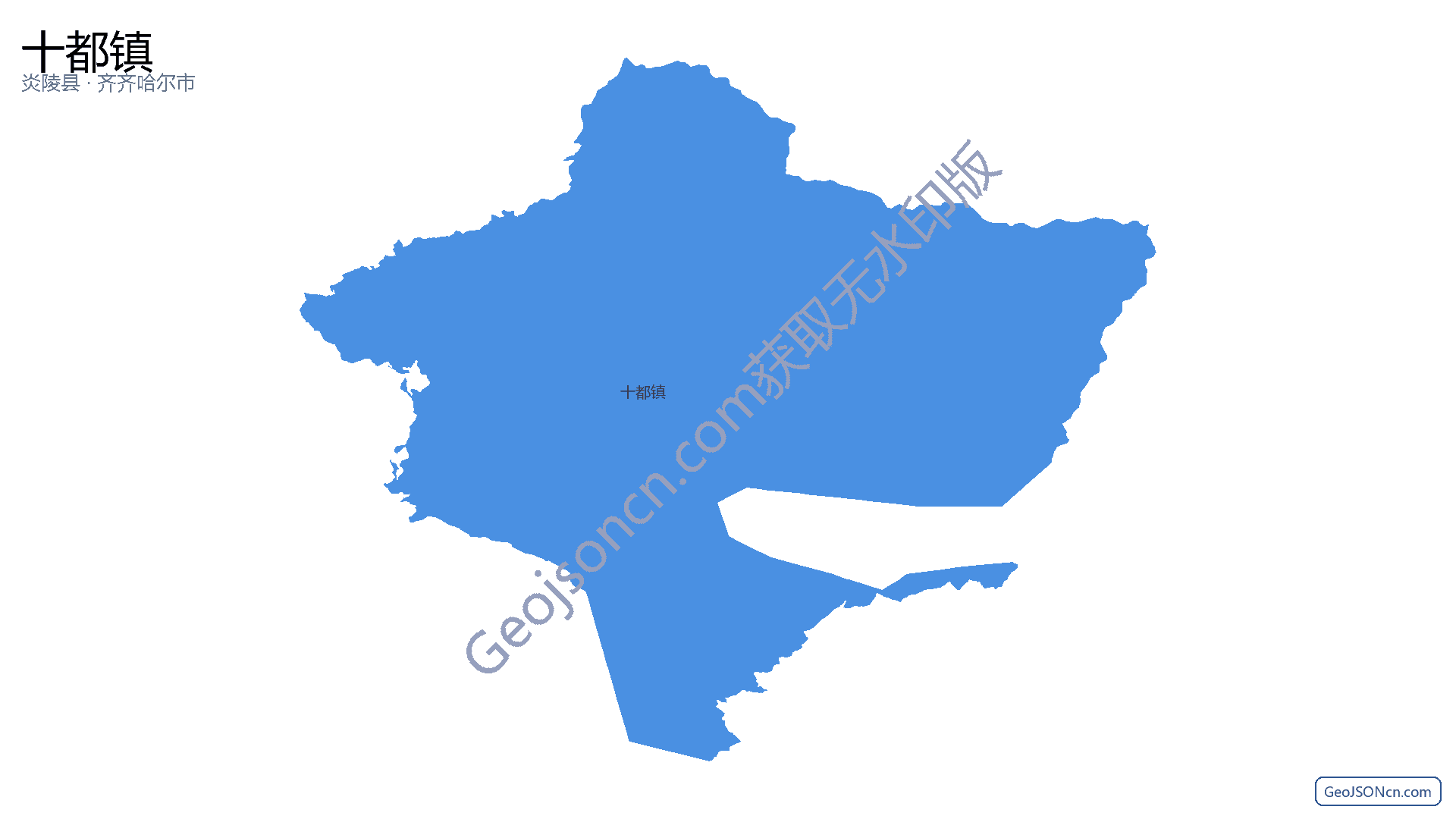 十都镇行政区划边界地图(炎陵县·株洲市),提供GeoJSON、SHP矢量边界数据下载及高清地图大图(PNG/JPG) - GeoJSONcn.com
