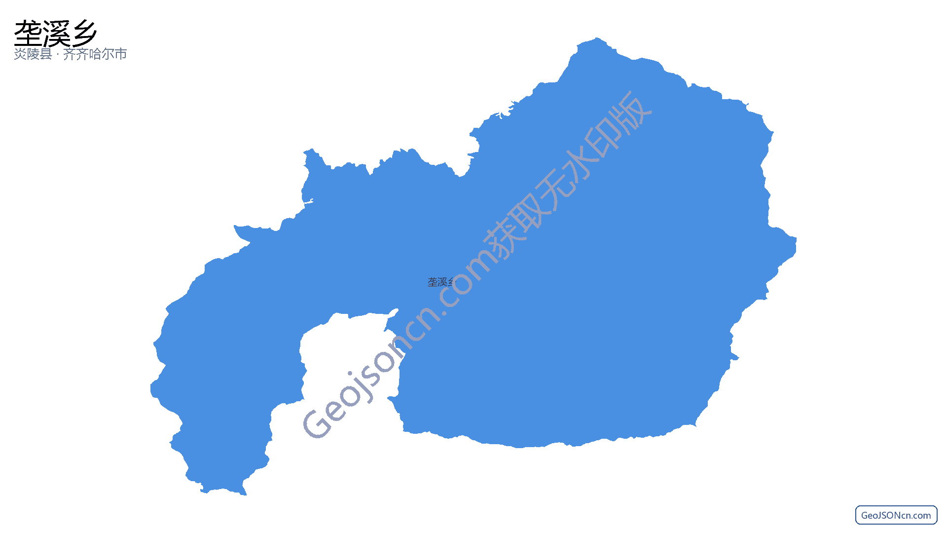 垄溪乡行政区划边界地图(炎陵县·株洲市),提供GeoJSON、SHP矢量边界数据下载及高清地图大图(PNG/JPG) - GeoJSONcn.com