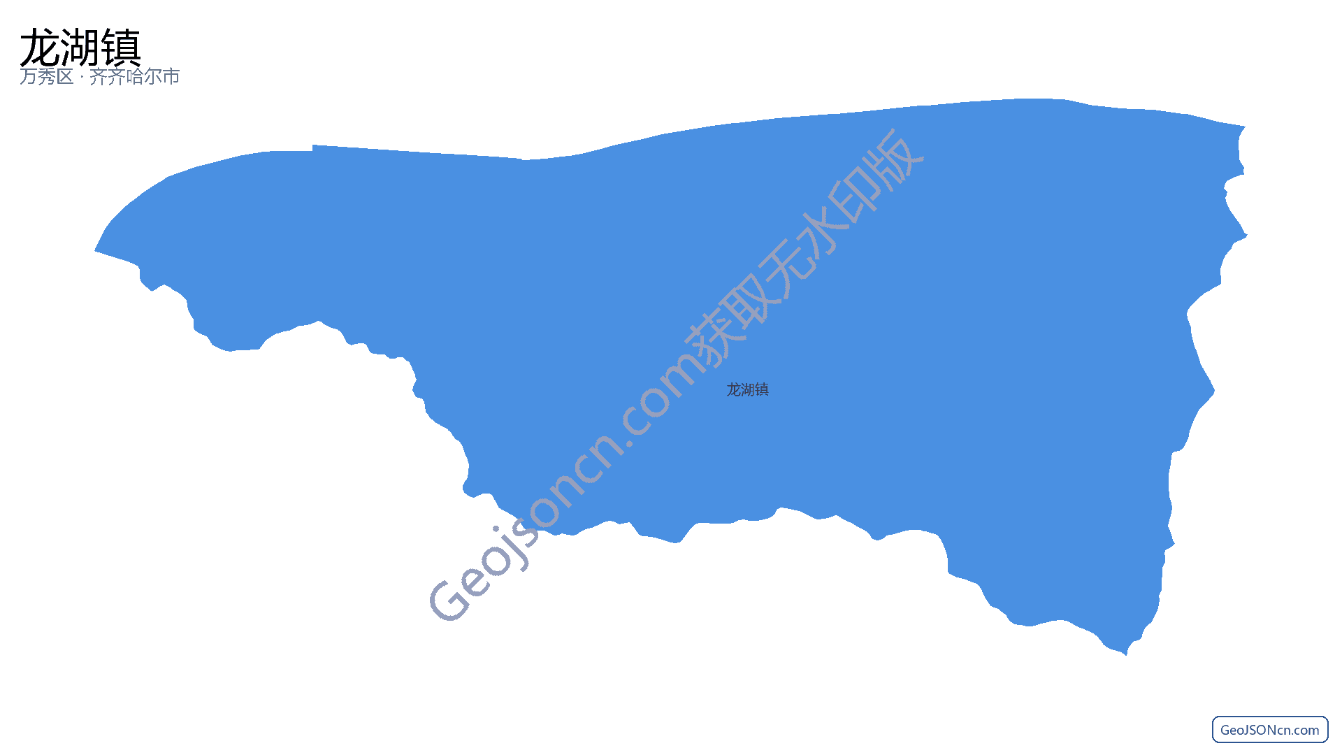 龙湖镇行政区划边界地图（万秀区·梧州市）,提供GeoJSON、SHP矢量边界数据下载及高清地图大图(PNG/JPG) - GeoJSONcn.com