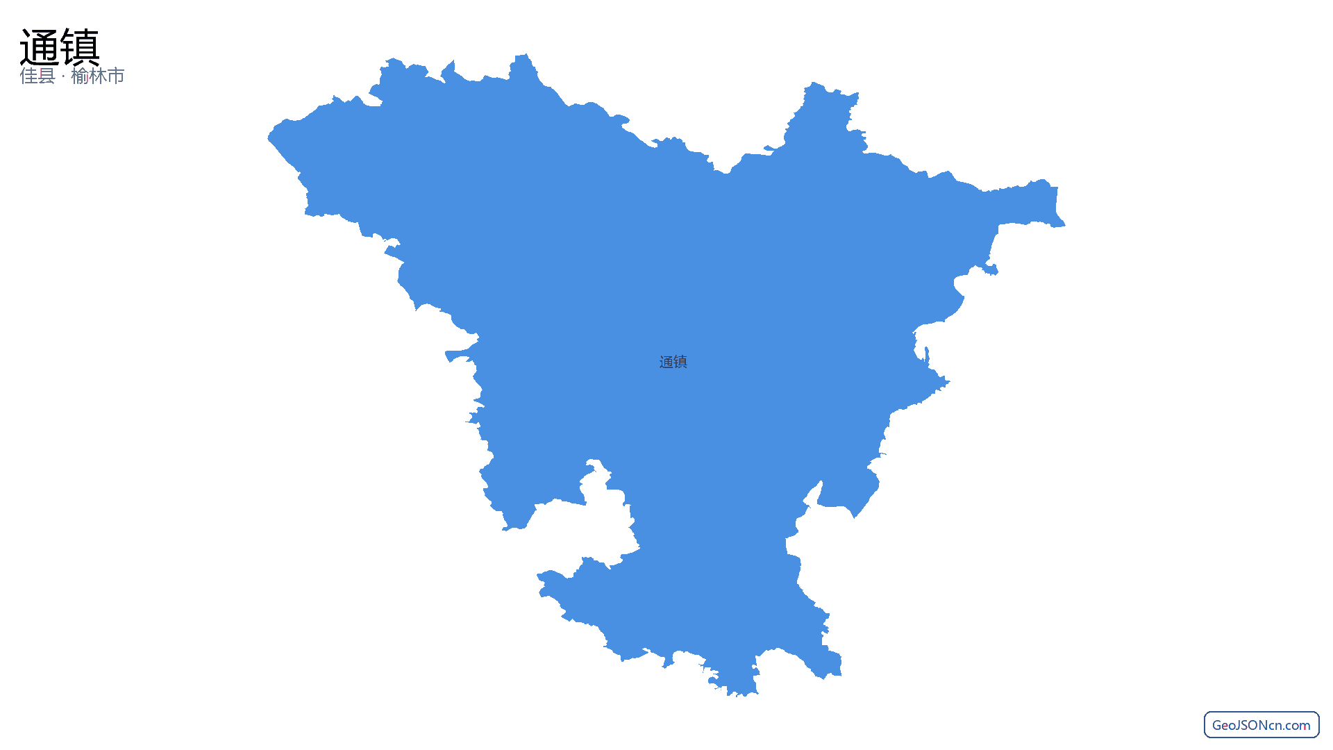 通镇行政区划边界地图（佳县·榆林市）,提供GeoJSON、SHP矢量边界数据下载及高清地图大图(PNG/JPG) - GeoJSONcn.com