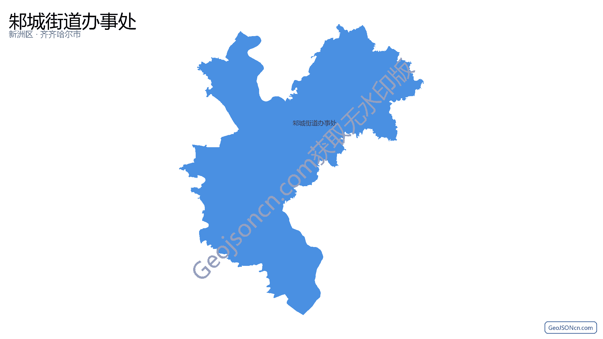 邾城街道办事处行政区划边界地图（新洲区·武汉市）,提供GeoJSON、SHP矢量边界数据下载及高清地图大图(PNG/JPG) - GeoJSONcn.com