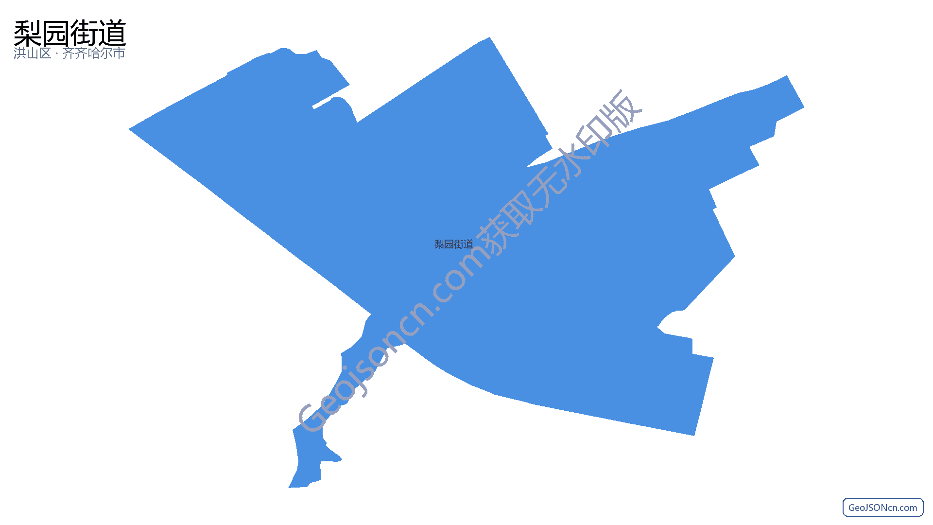 梨园街道行政区划边界地图(洪山区·武汉市),提供GeoJSON、SHP矢量边界数据下载及高清地图大图(PNG/JPG) - GeoJSONcn.com