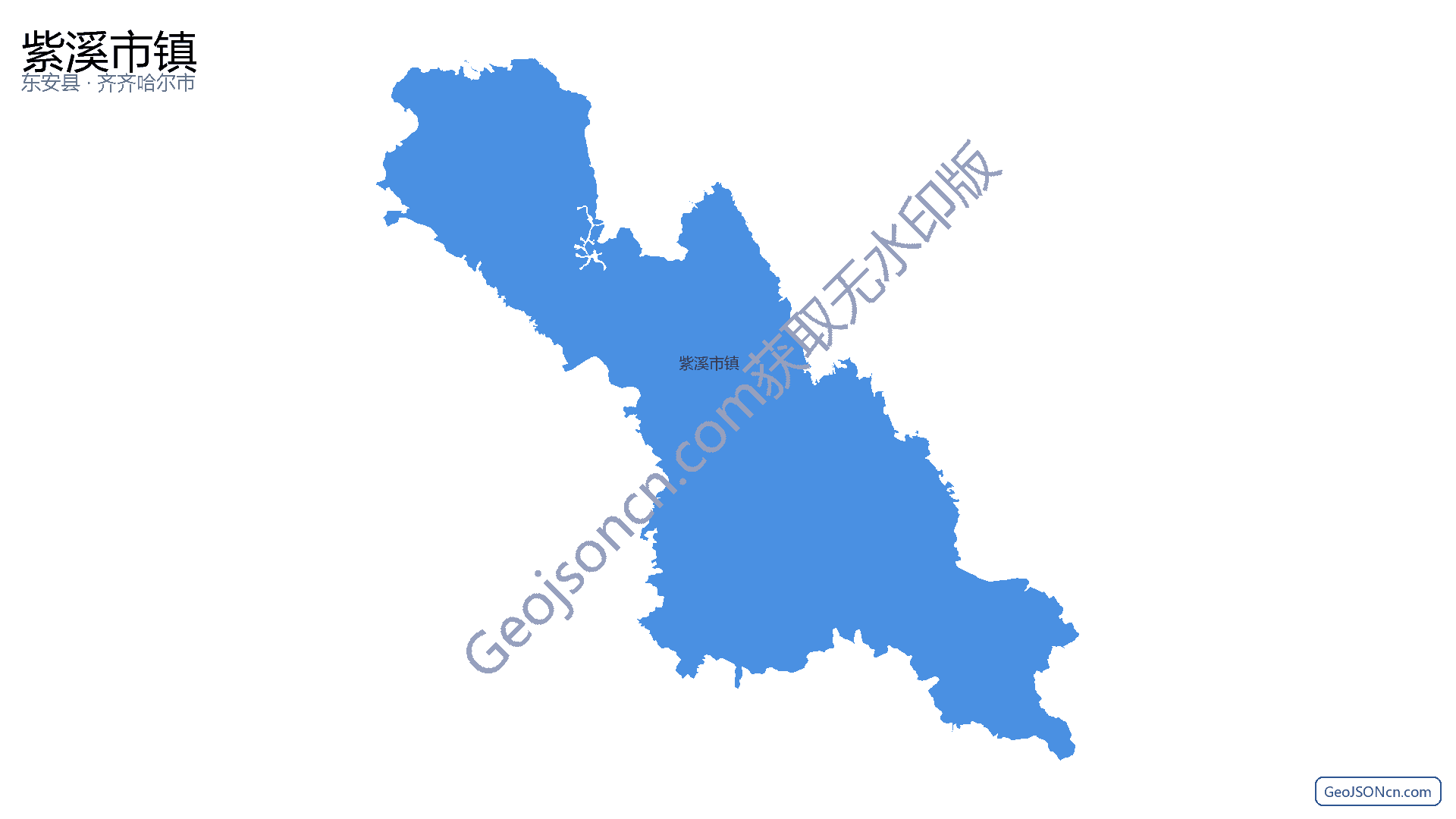 紫溪市镇行政区划边界地图(东安县·永州市),提供GeoJSON、SHP矢量边界数据下载及高清地图大图(PNG/JPG) - GeoJSONcn.com