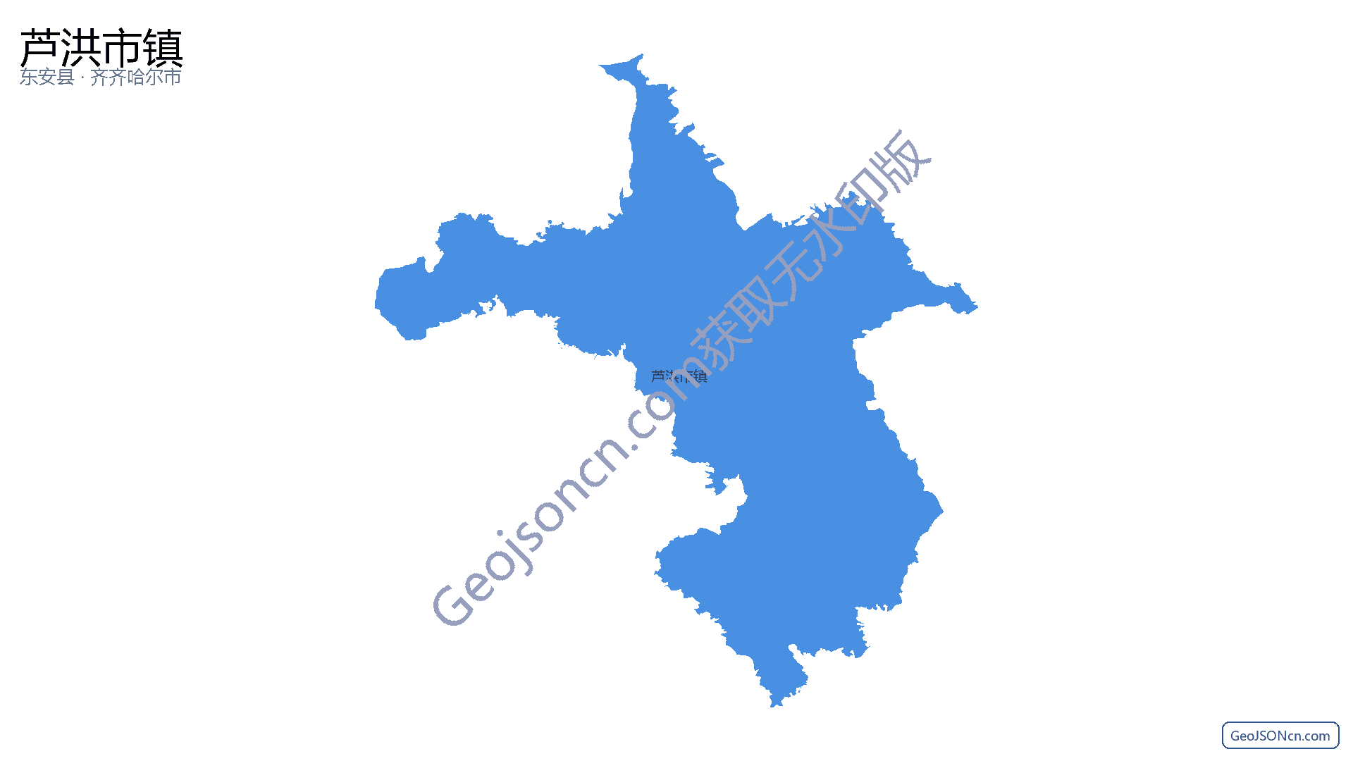 芦洪市镇行政区划边界地图（东安县·永州市）,提供GeoJSON、SHP矢量边界数据下载及高清地图大图(PNG/JPG) - GeoJSONcn.com