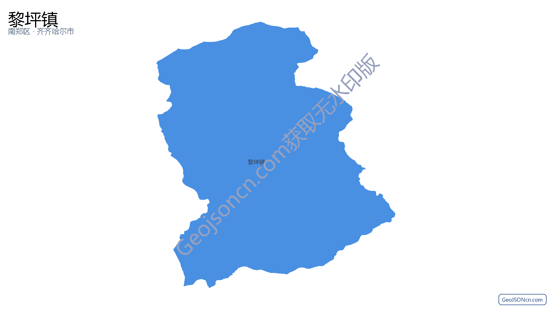 黎坪镇行政区划边界地图(南郑区·汉中市),提供GeoJSON、SHP矢量边界数据下载及高清地图大图(PNG/JPG) - GeoJSONcn.com