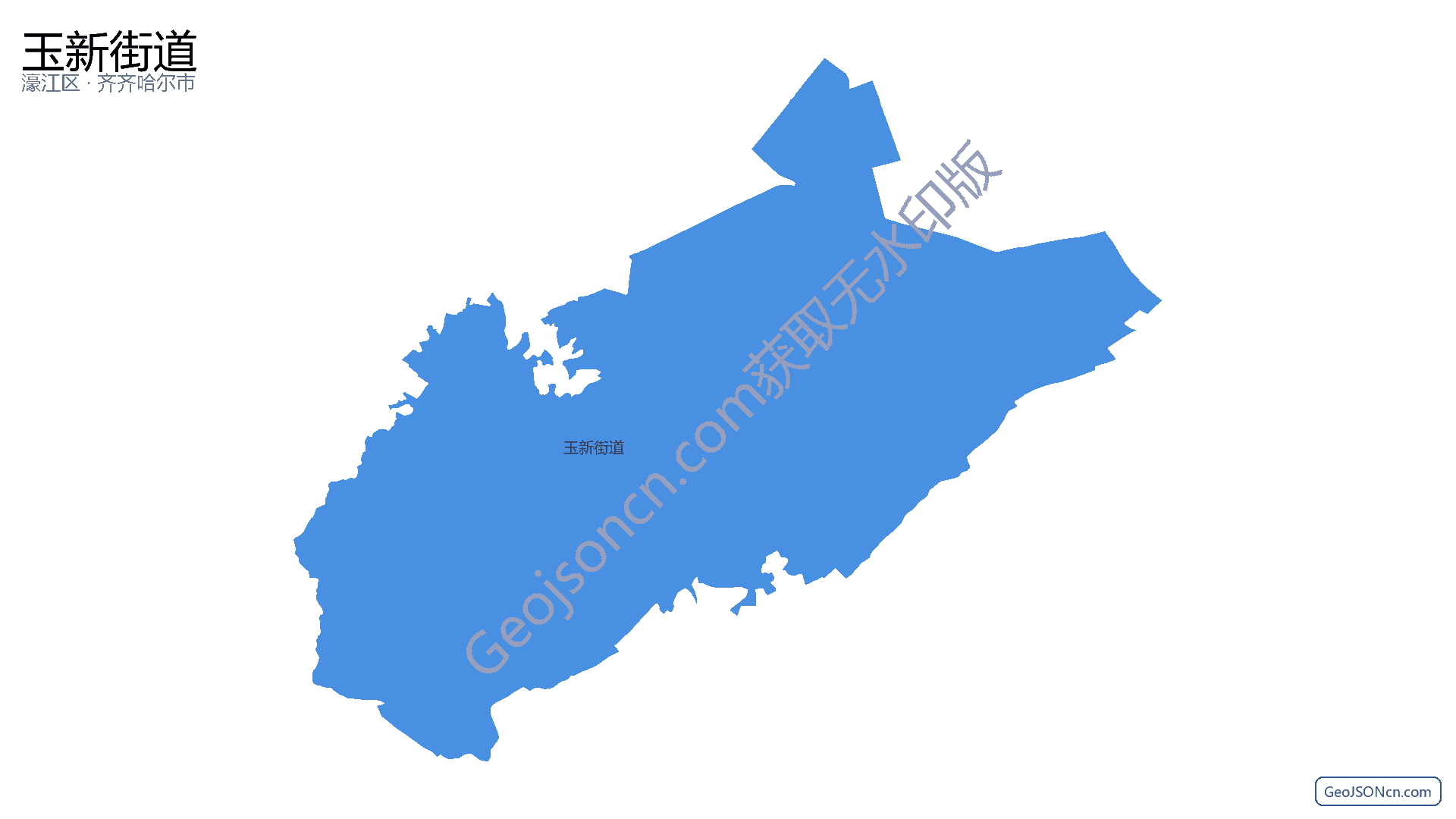 玉新街道行政区划边界地图(濠江区·汕头市),提供GeoJSON、SHP矢量边界数据下载及高清地图大图(PNG/JPG) - GeoJSONcn.com