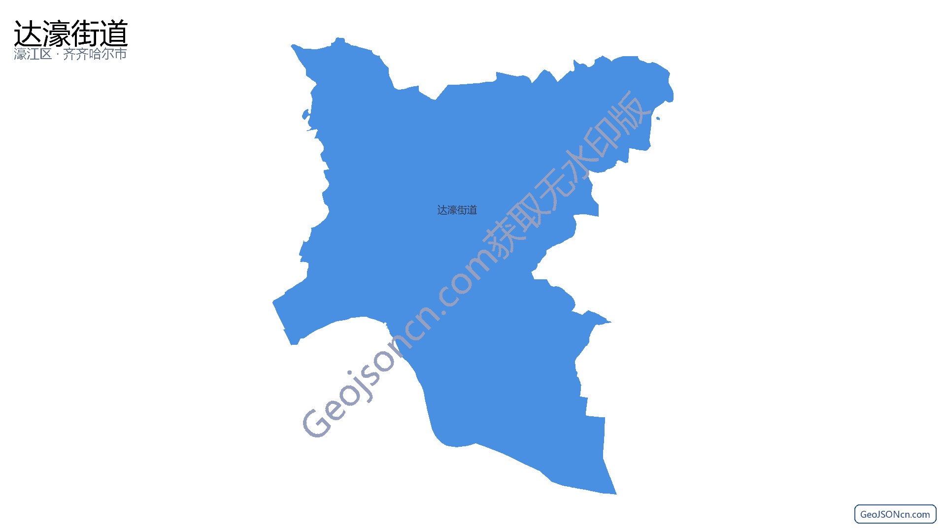 达濠街道行政区划边界地图（濠江区·汕头市）,提供GeoJSON、SHP矢量边界数据下载及高清地图大图(PNG/JPG) - GeoJSONcn.com