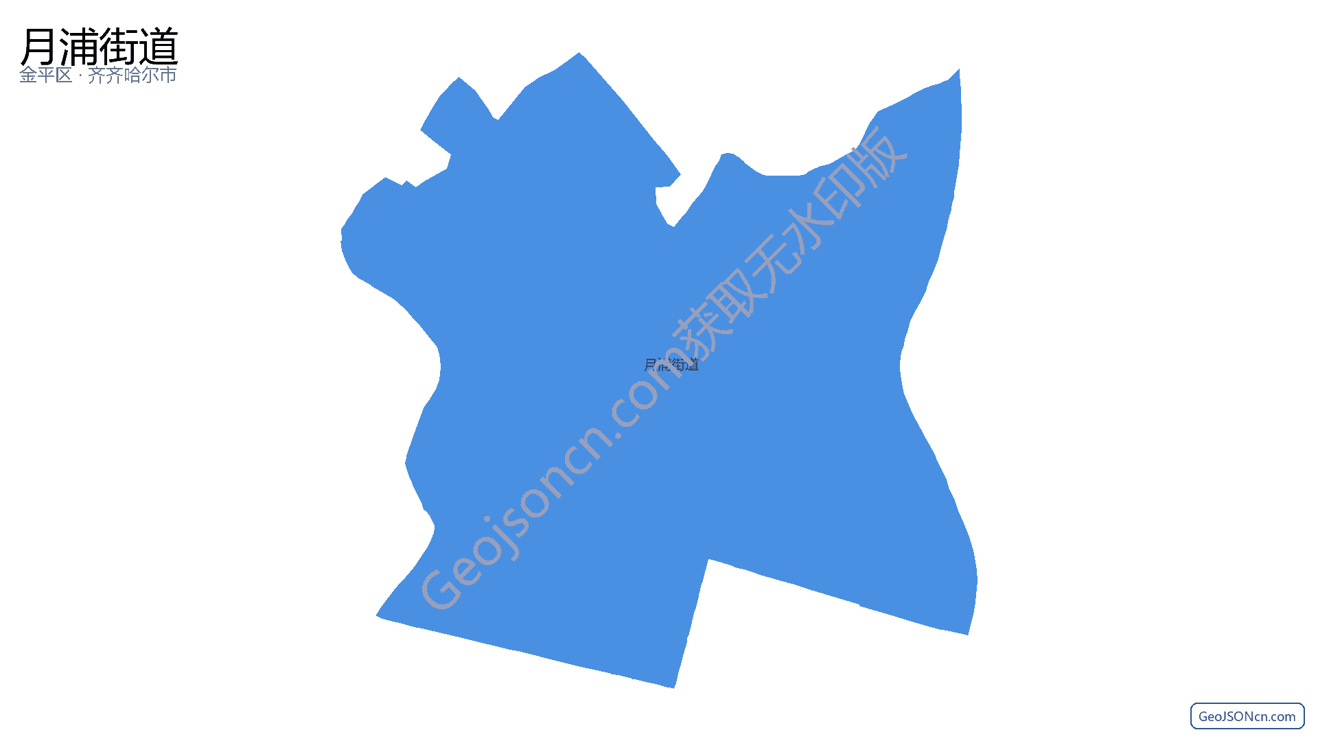 月浦街道行政区划边界地图(金平区·汕头市),提供GeoJSON、SHP矢量边界数据下载及高清地图大图(PNG/JPG) - GeoJSONcn.com