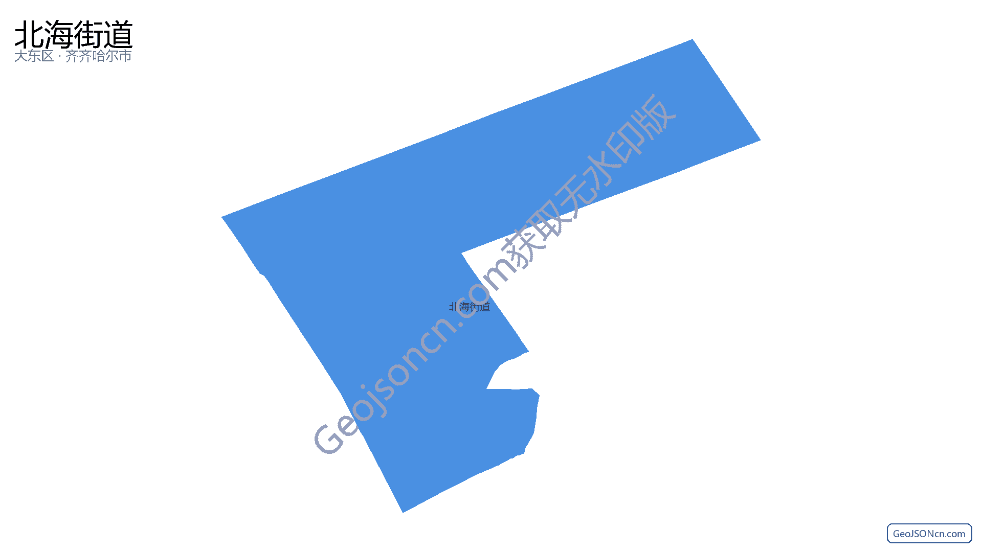 北海街道行政区划边界地图(大东区·沈阳市),提供GeoJSON、SHP矢量边界数据下载及高清地图大图(PNG/JPG) - GeoJSONcn.com