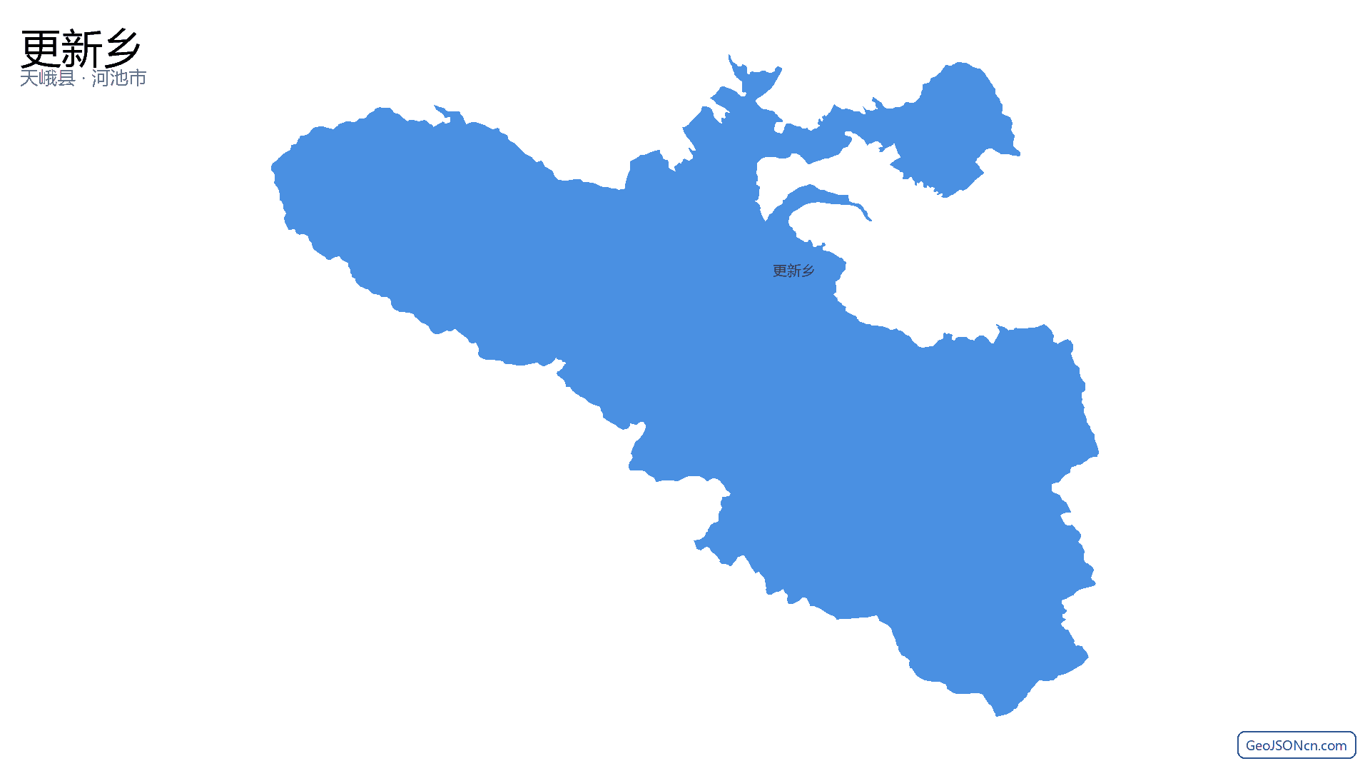 更新乡行政区划边界地图（天峨县·河池市）,提供GeoJSON、SHP矢量边界数据下载及高清地图大图(PNG/JPG) - GeoJSONcn.com