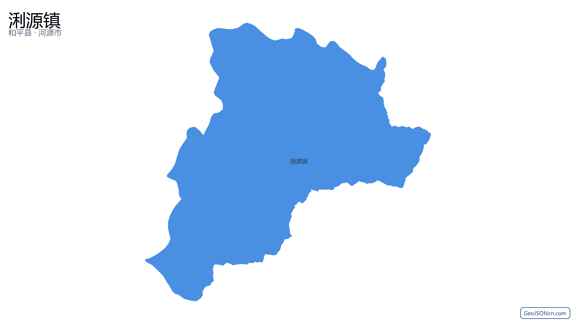 浰源镇行政区划边界地图（和平县·河源市）,提供GeoJSON、SHP矢量边界数据下载及高清地图大图(PNG/JPG) - GeoJSONcn.com