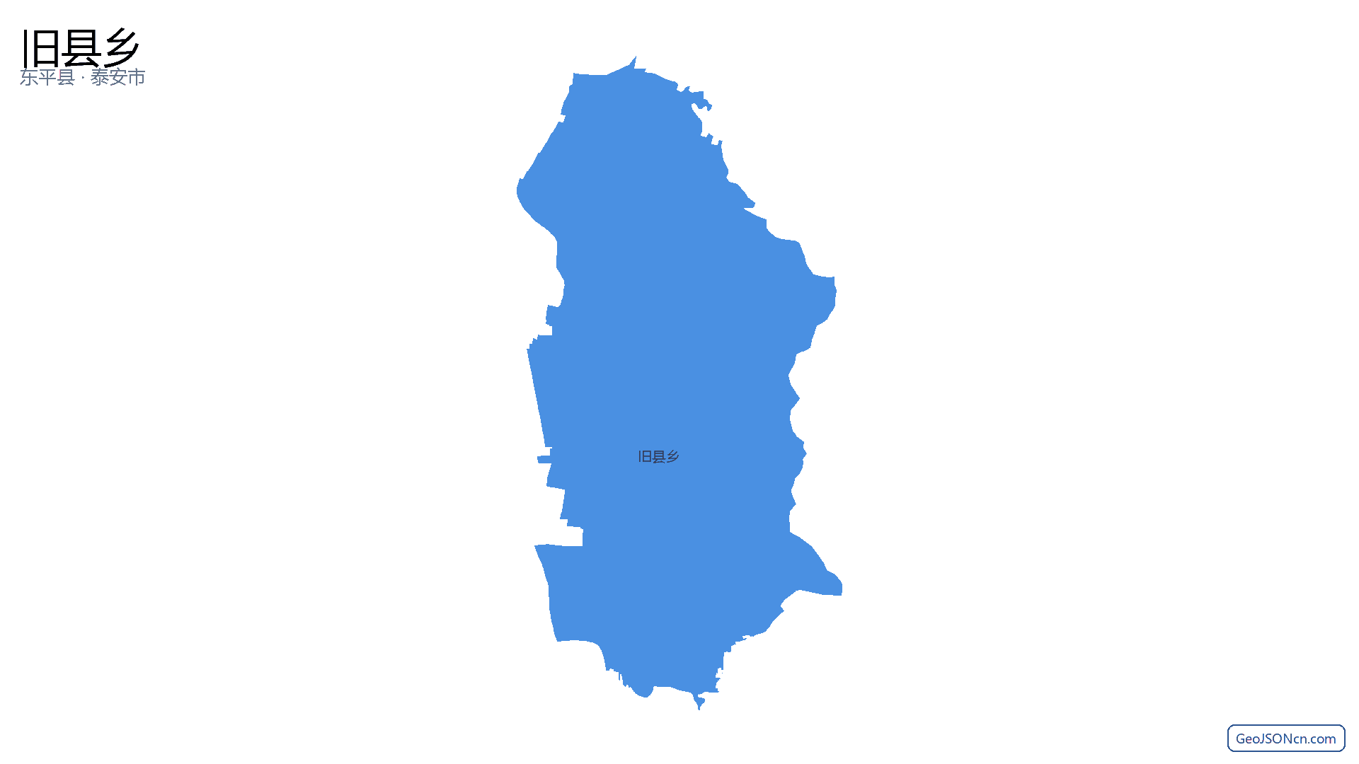 旧县乡行政区划边界地图(东平县·泰安市),提供GeoJSON、SHP矢量边界数据下载及高清地图大图(PNG/JPG) - GeoJSONcn.com