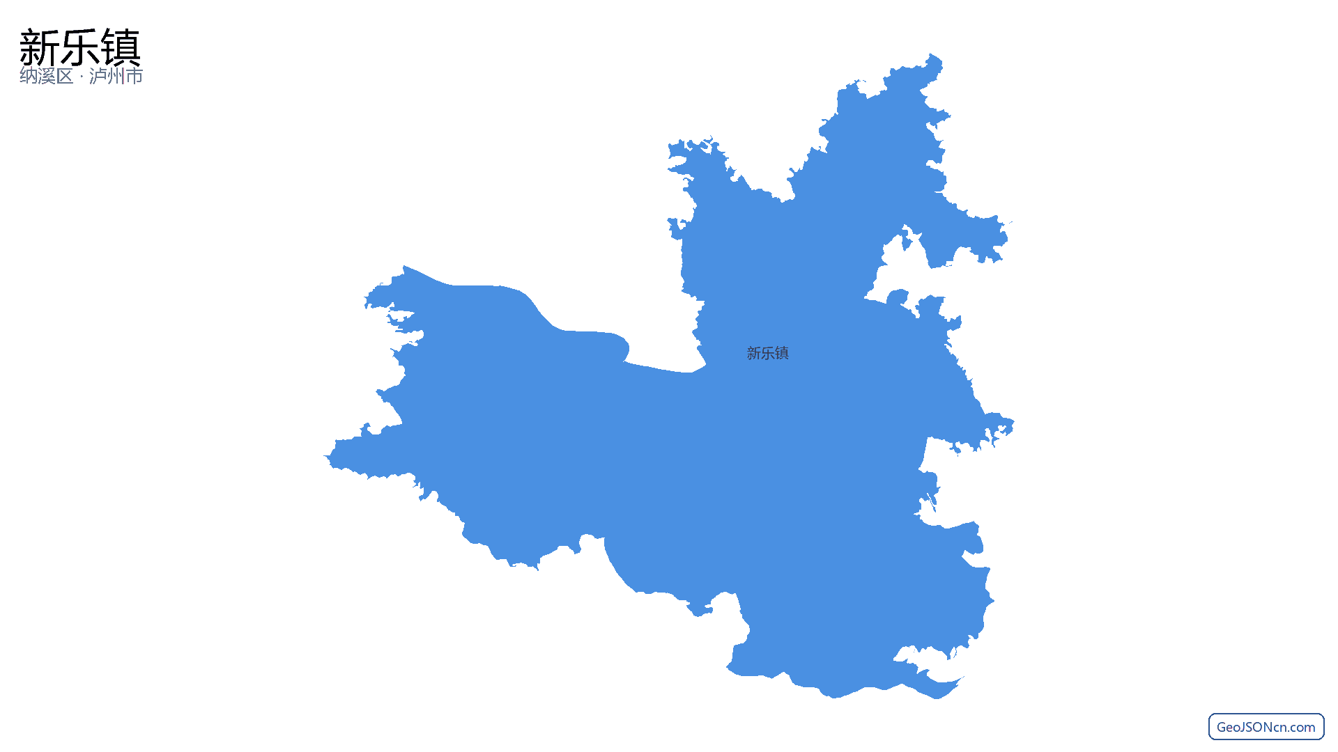 新乐镇行政区划边界地图(纳溪区·泸州市),提供GeoJSON、SHP矢量边界数据下载及高清地图大图(PNG/JPG) - GeoJSONcn.com