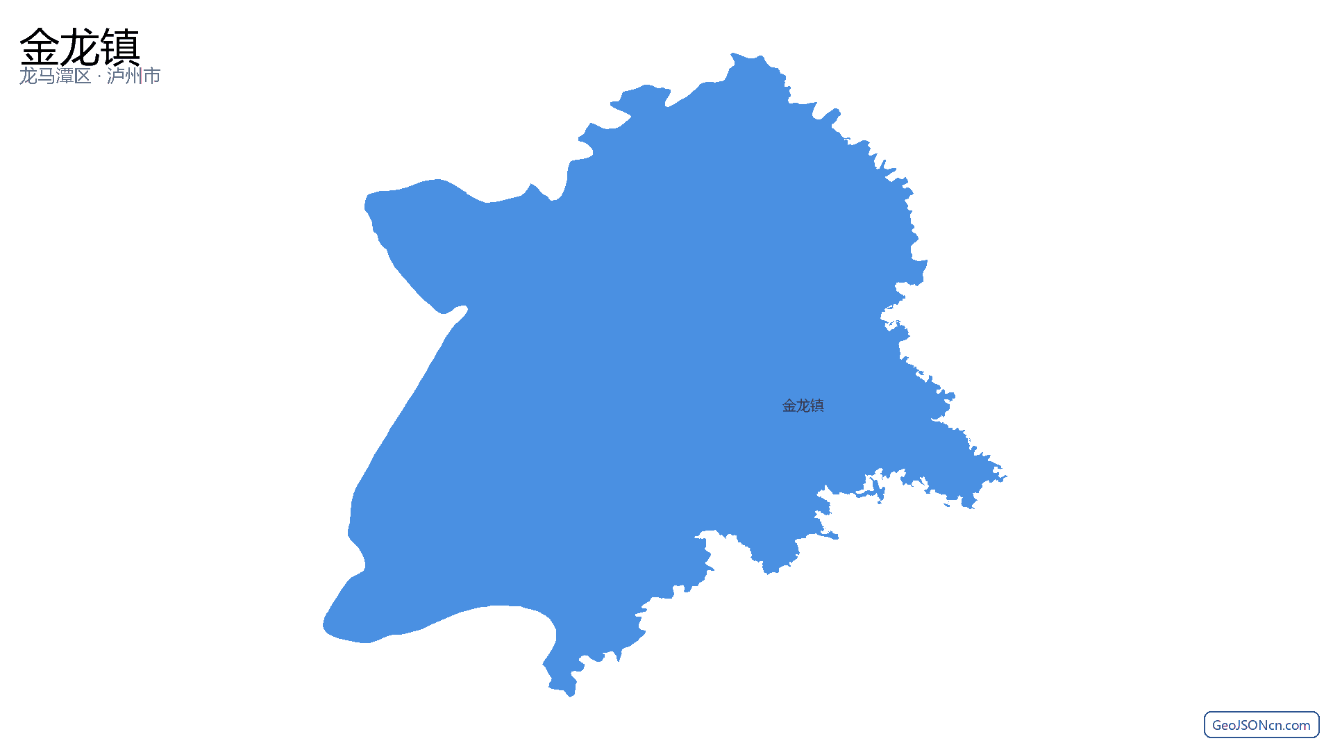 金龙镇行政区划边界地图(龙马潭区·泸州市),提供GeoJSON、SHP矢量边界数据下载及高清地图大图(PNG/JPG) - GeoJSONcn.com