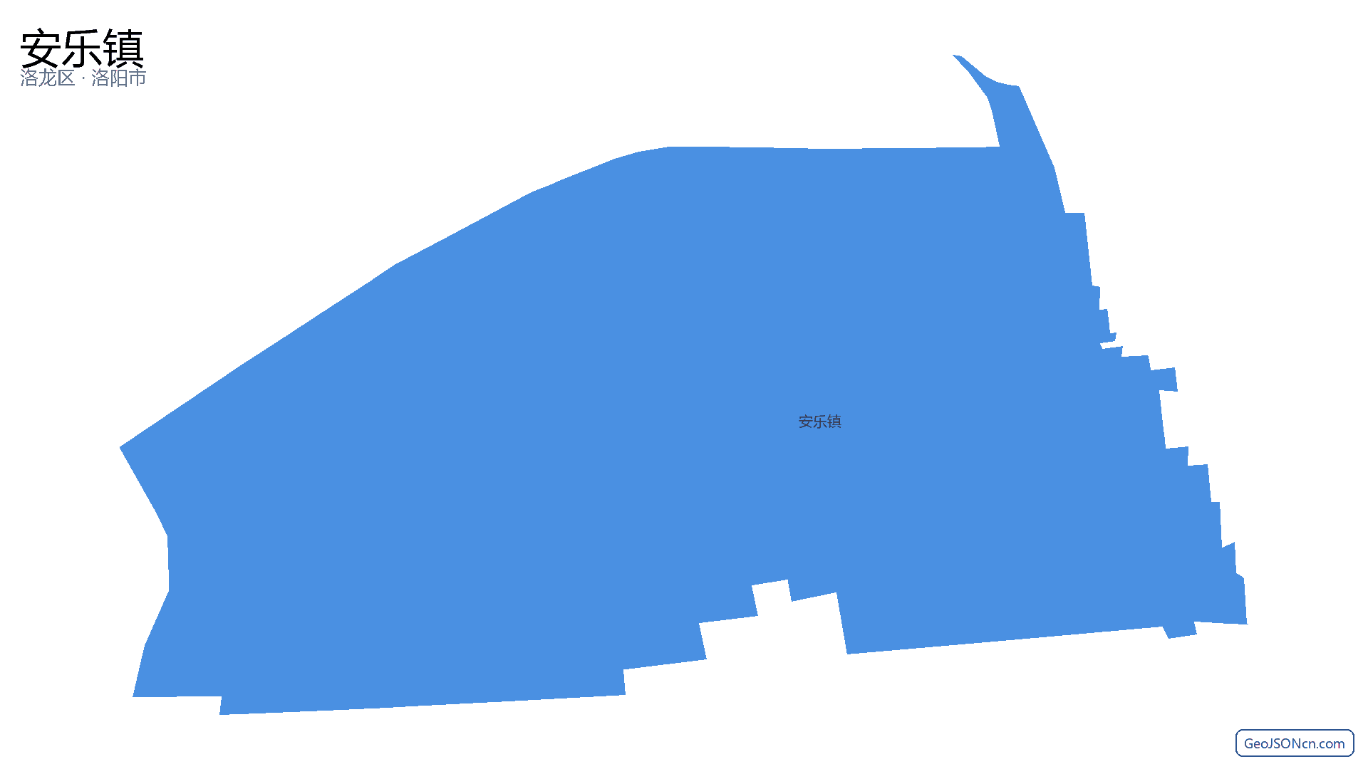 安乐镇行政区划边界地图（洛龙区·洛阳市）,提供GeoJSON、SHP矢量边界数据下载及高清地图大图(PNG/JPG) - GeoJSONcn.com