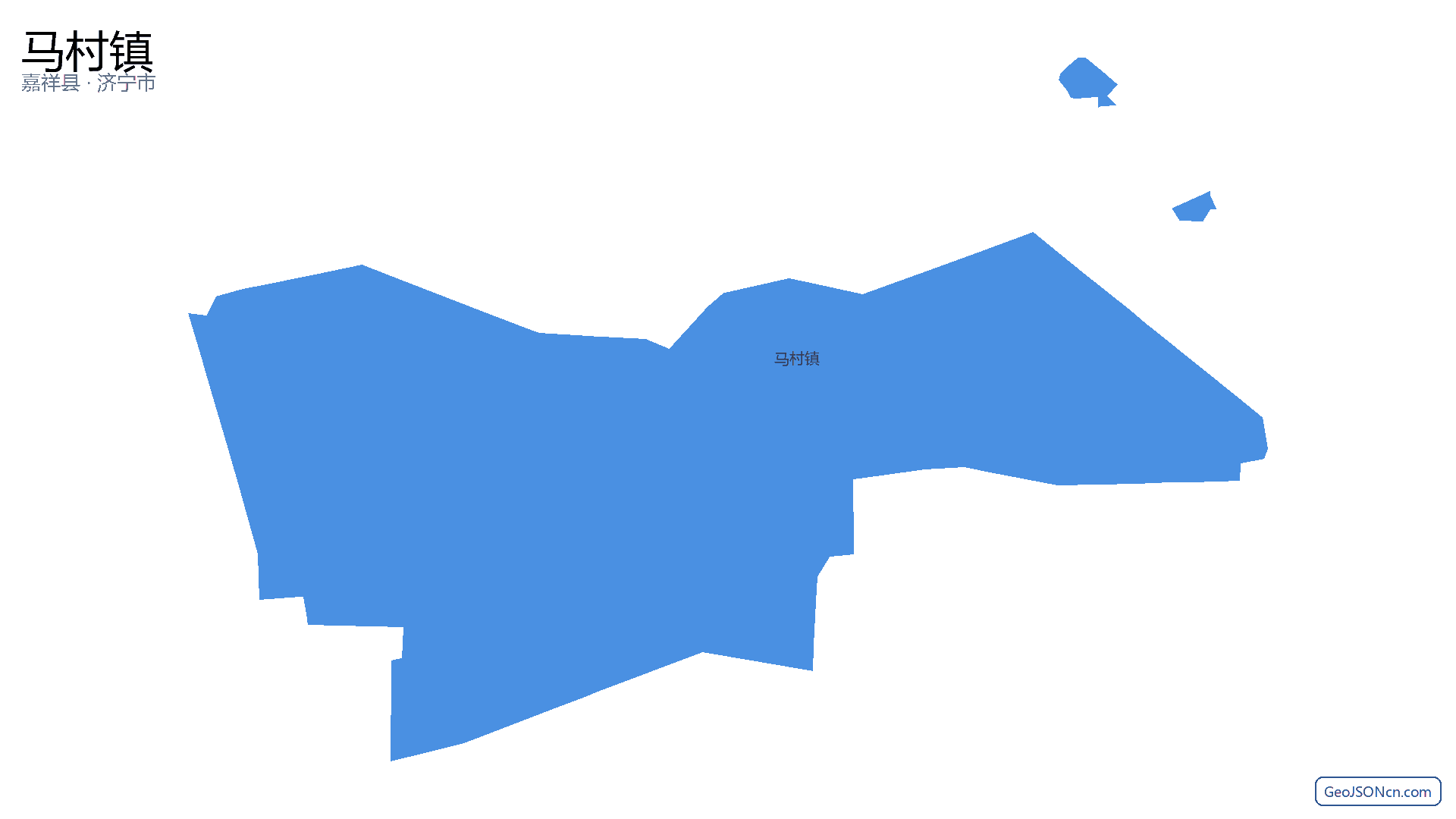 马村镇行政区划边界地图(嘉祥县·济宁市),提供GeoJSON、SHP矢量边界数据下载及高清地图大图(PNG/JPG) - GeoJSONcn.com