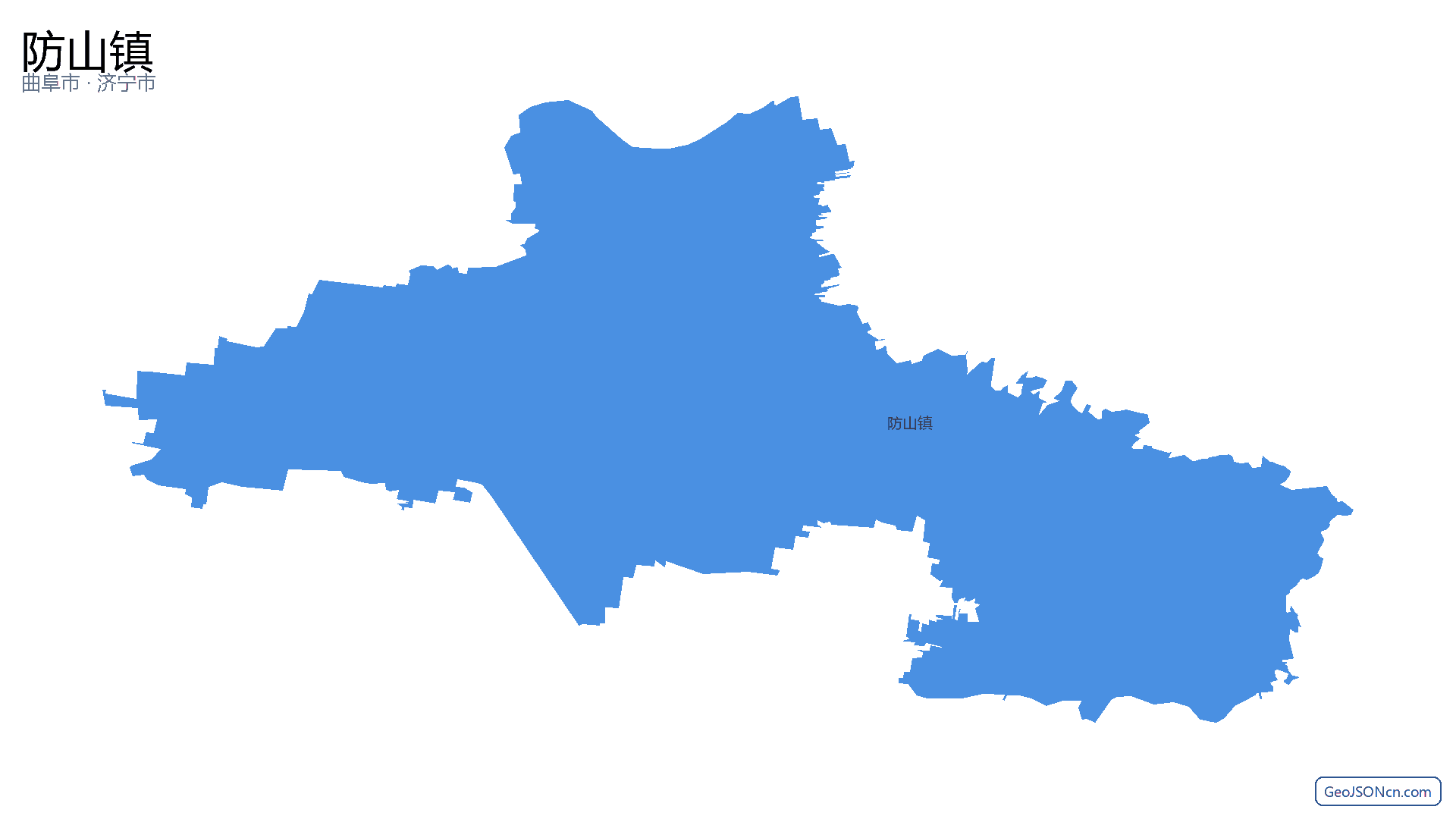 防山镇行政区划边界地图(曲阜市·济宁市),提供GeoJSON、SHP矢量边界数据下载及高清地图大图(PNG/JPG) - GeoJSONcn.com
