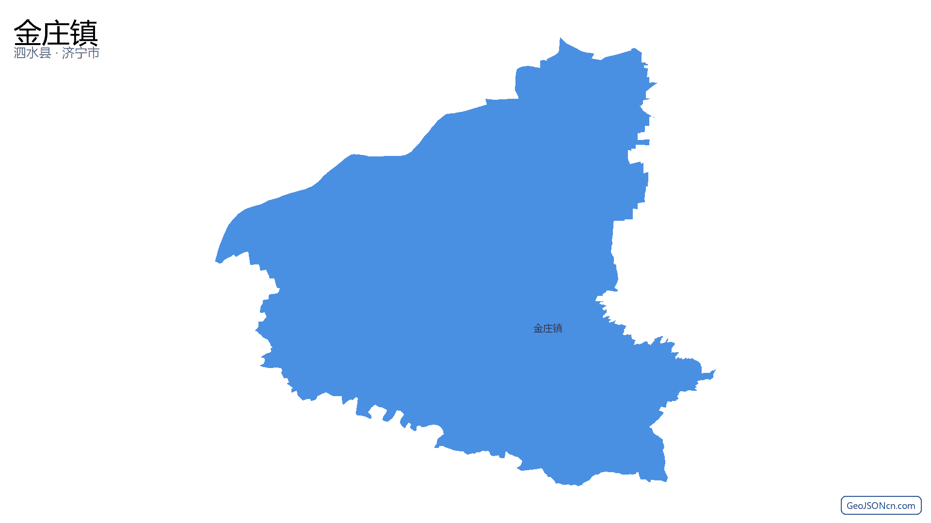 金庄镇行政区划边界地图（泗水县·济宁市）,提供GeoJSON、SHP矢量边界数据下载及高清地图大图(PNG/JPG) - GeoJSONcn.com