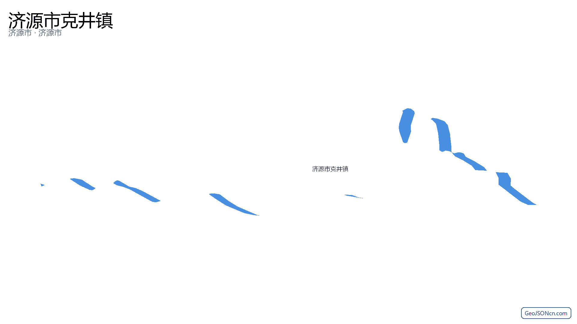 济源市克井镇行政区划边界地图(济源市·济源市),提供GeoJSON、SHP矢量边界数据下载及高清地图大图(PNG/JPG) - GeoJSONcn.com