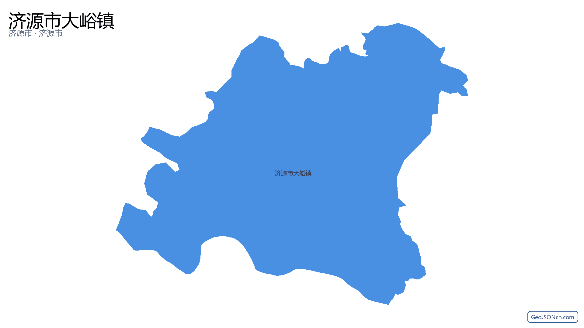 济源市大峪镇行政区划边界地图（济源市·济源市）,提供GeoJSON、SHP矢量边界数据下载及高清地图大图(PNG/JPG) - GeoJSONcn.com