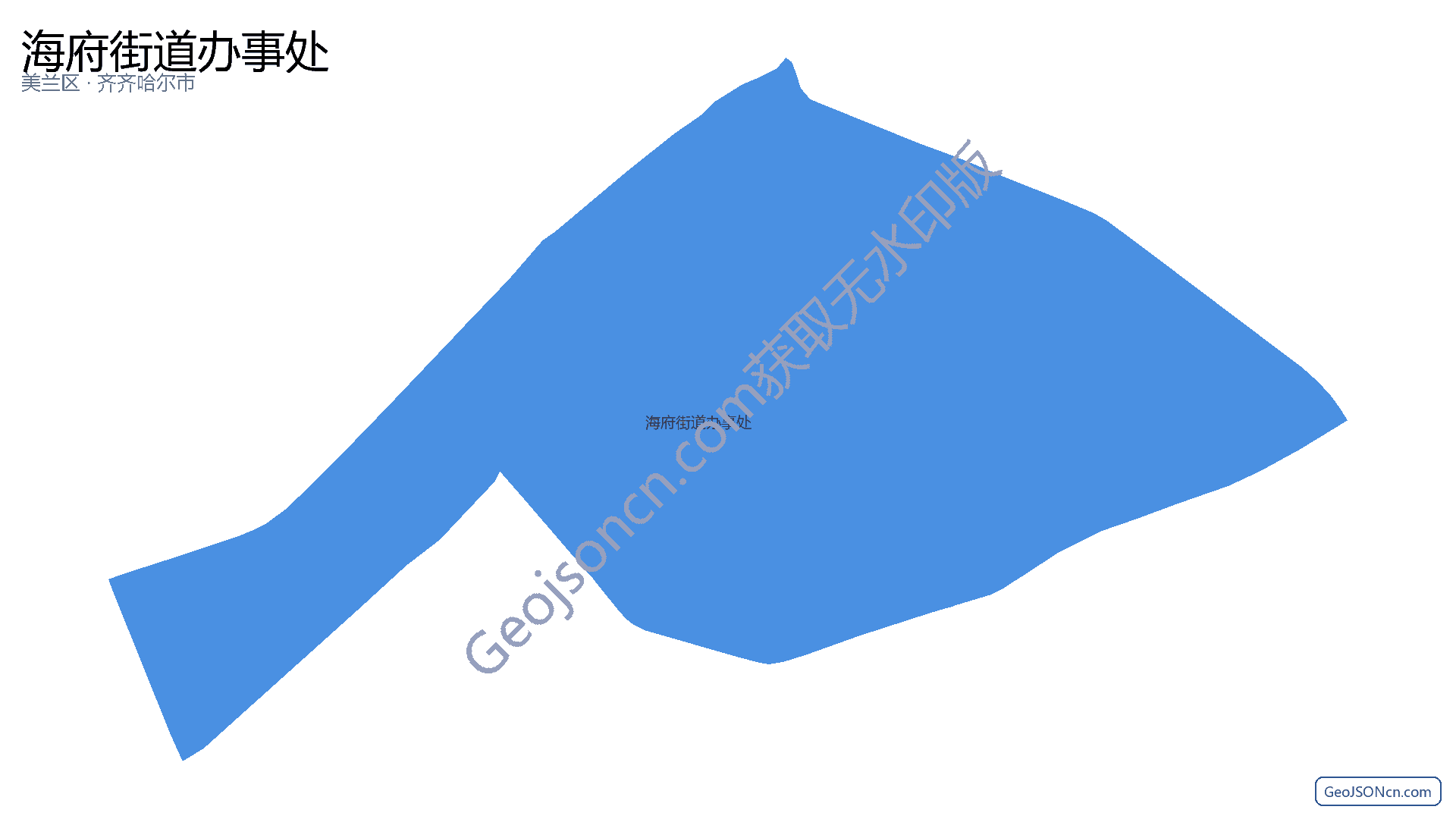 海府街道办事处行政区划边界地图(美兰区·海口市),提供GeoJSON、SHP矢量边界数据下载及高清地图大图(PNG/JPG) - GeoJSONcn.com