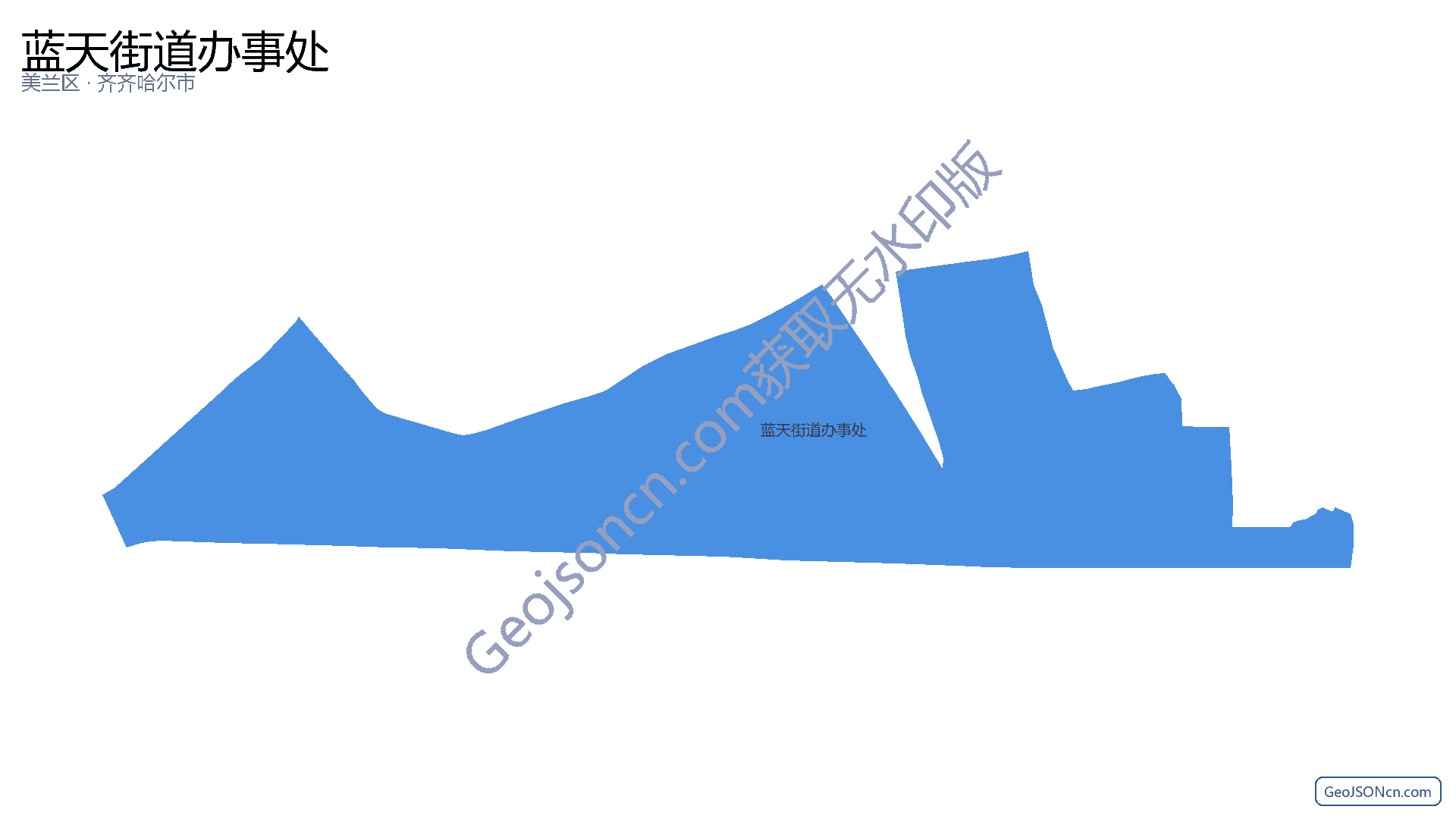 蓝天街道办事处行政区划边界地图(美兰区·海口市),提供GeoJSON、SHP矢量边界数据下载及高清地图大图(PNG/JPG) - GeoJSONcn.com