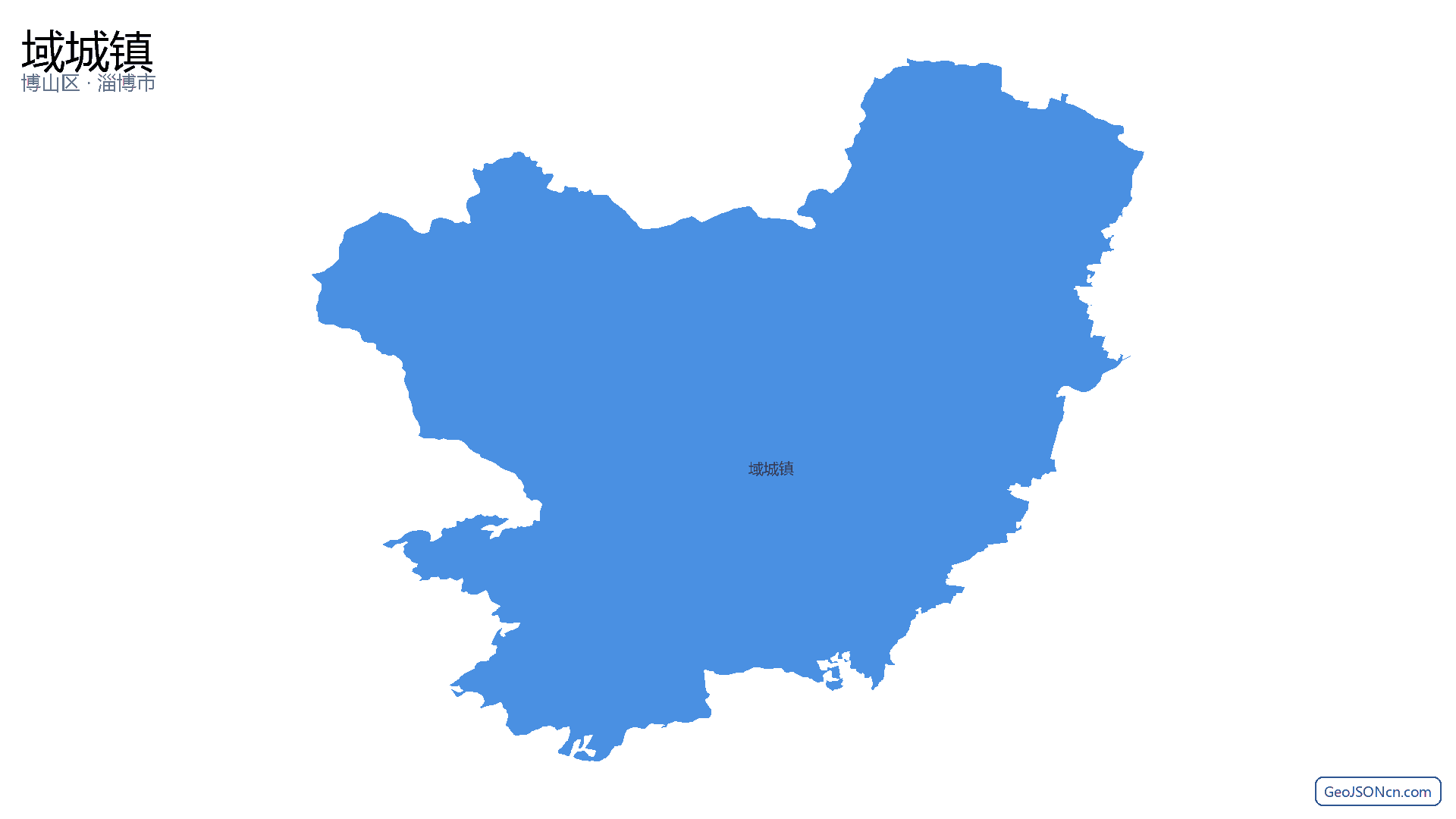 域城镇行政区划边界地图(博山区·淄博市),提供GeoJSON、SHP矢量边界数据下载及高清地图大图(PNG/JPG) - GeoJSONcn.com