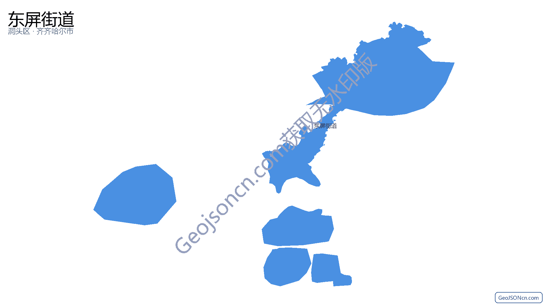 东屏街道行政区划边界地图(洞头区·温州市),提供GeoJSON、SHP矢量边界数据下载及高清地图大图(PNG/JPG) - GeoJSONcn.com