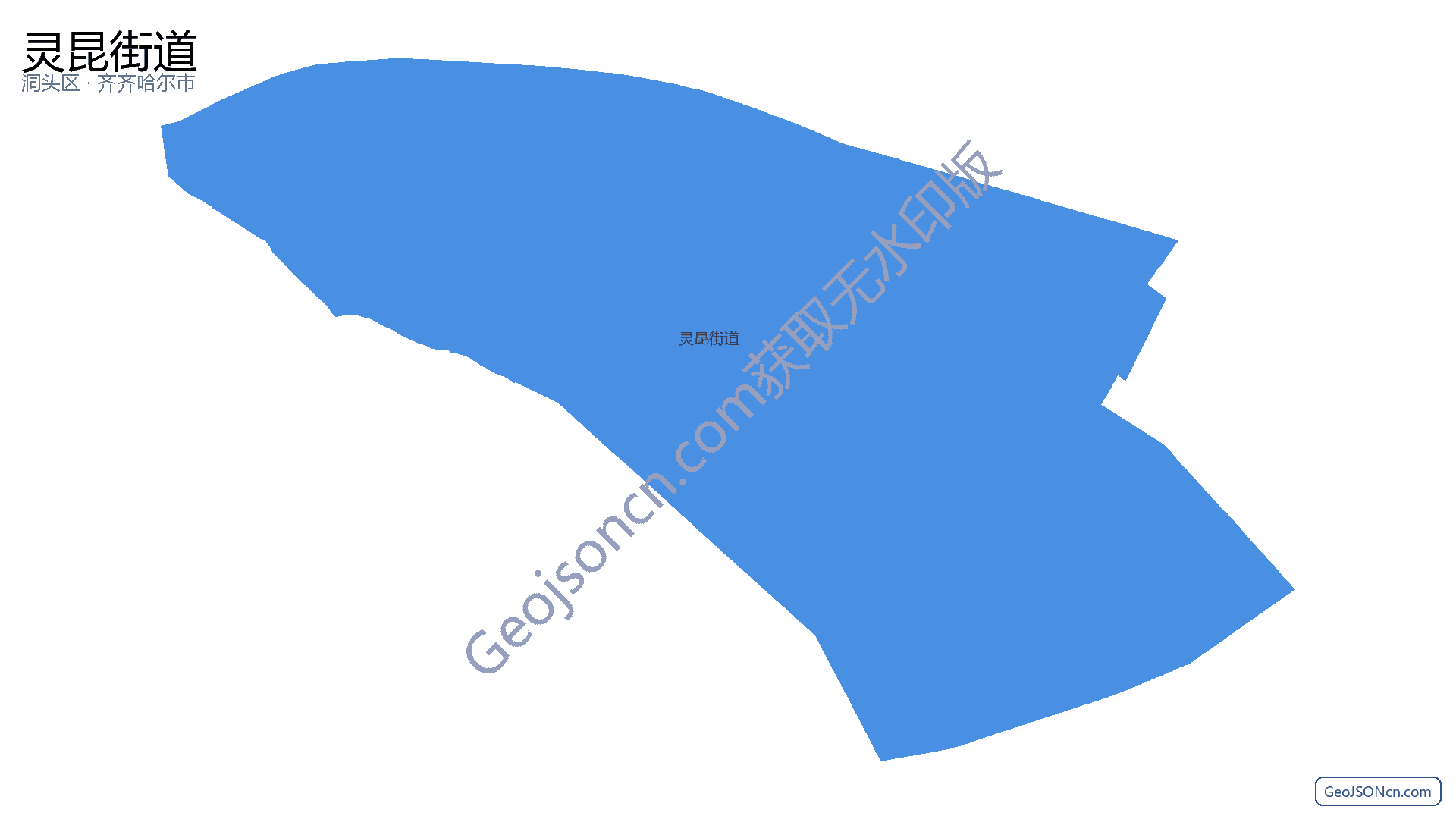 灵昆街道行政区划边界地图（洞头区·温州市）,提供GeoJSON、SHP矢量边界数据下载及高清地图大图(PNG/JPG) - GeoJSONcn.com