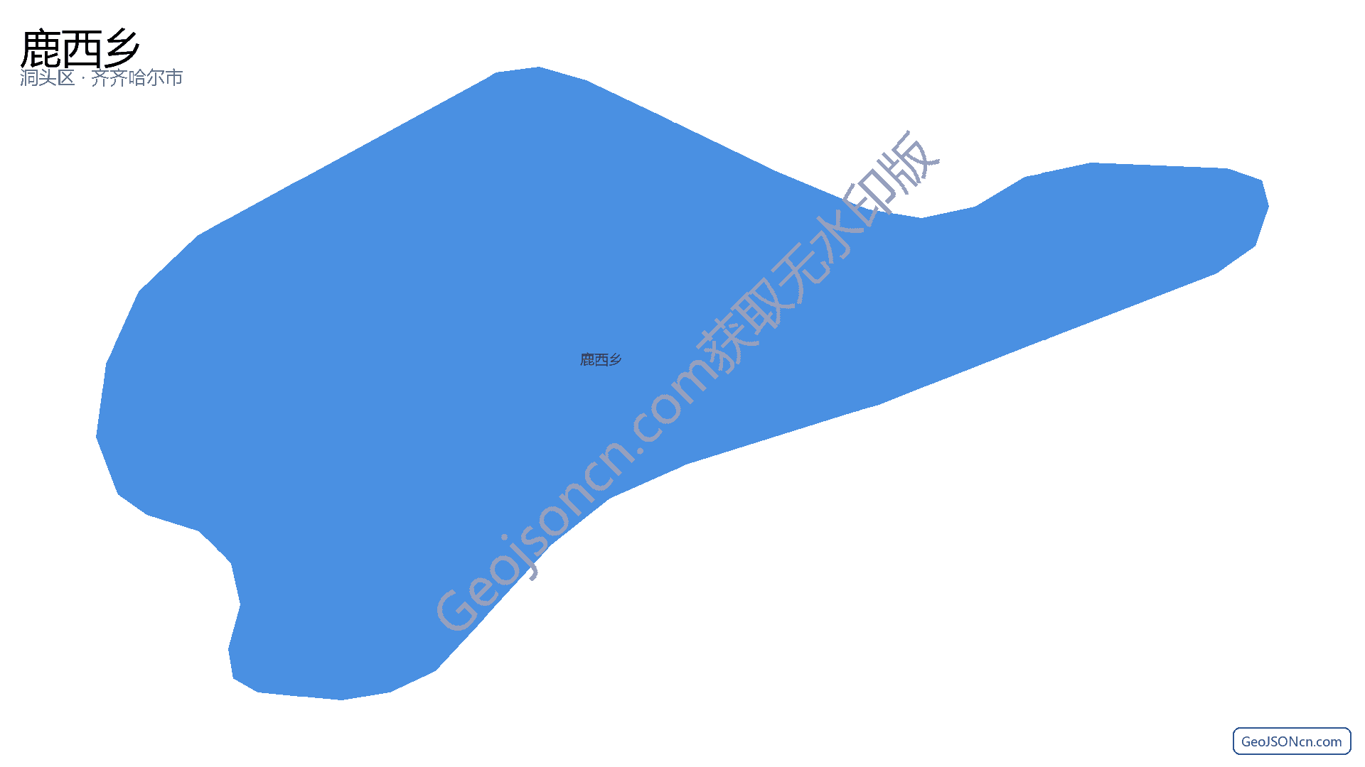 鹿西乡行政区划边界地图(洞头区·温州市),提供GeoJSON、SHP矢量边界数据下载及高清地图大图(PNG/JPG) - GeoJSONcn.com