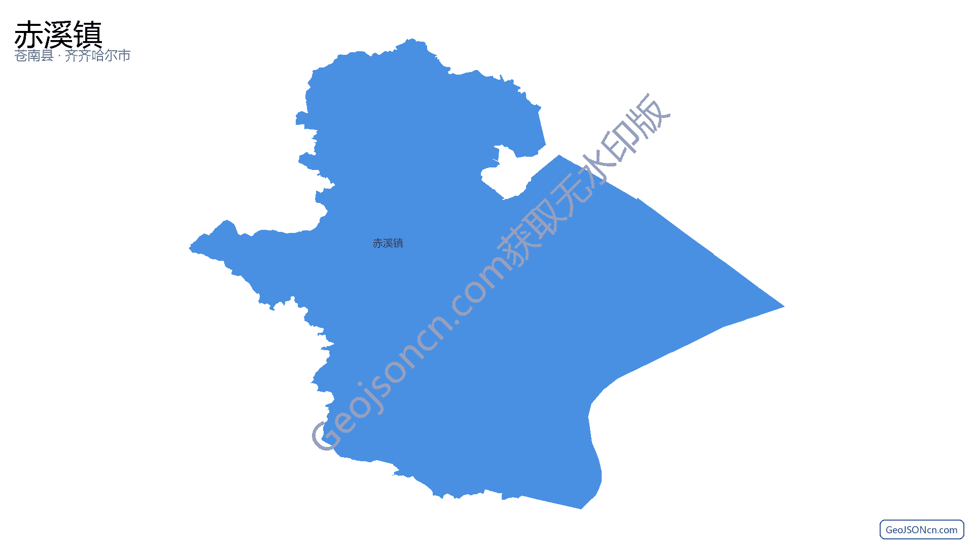 赤溪镇行政区划边界地图（苍南县·温州市）,提供GeoJSON、SHP矢量边界数据下载及高清地图大图(PNG/JPG) - GeoJSONcn.com