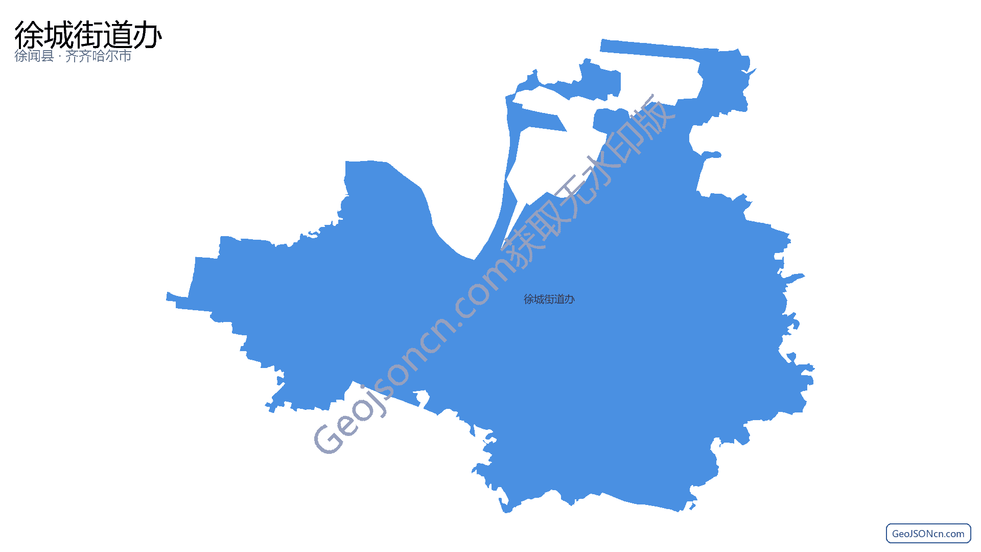 徐城街道办行政区划边界地图（徐闻县·湛江市）,提供GeoJSON、SHP矢量边界数据下载及高清地图大图(PNG/JPG) - GeoJSONcn.com