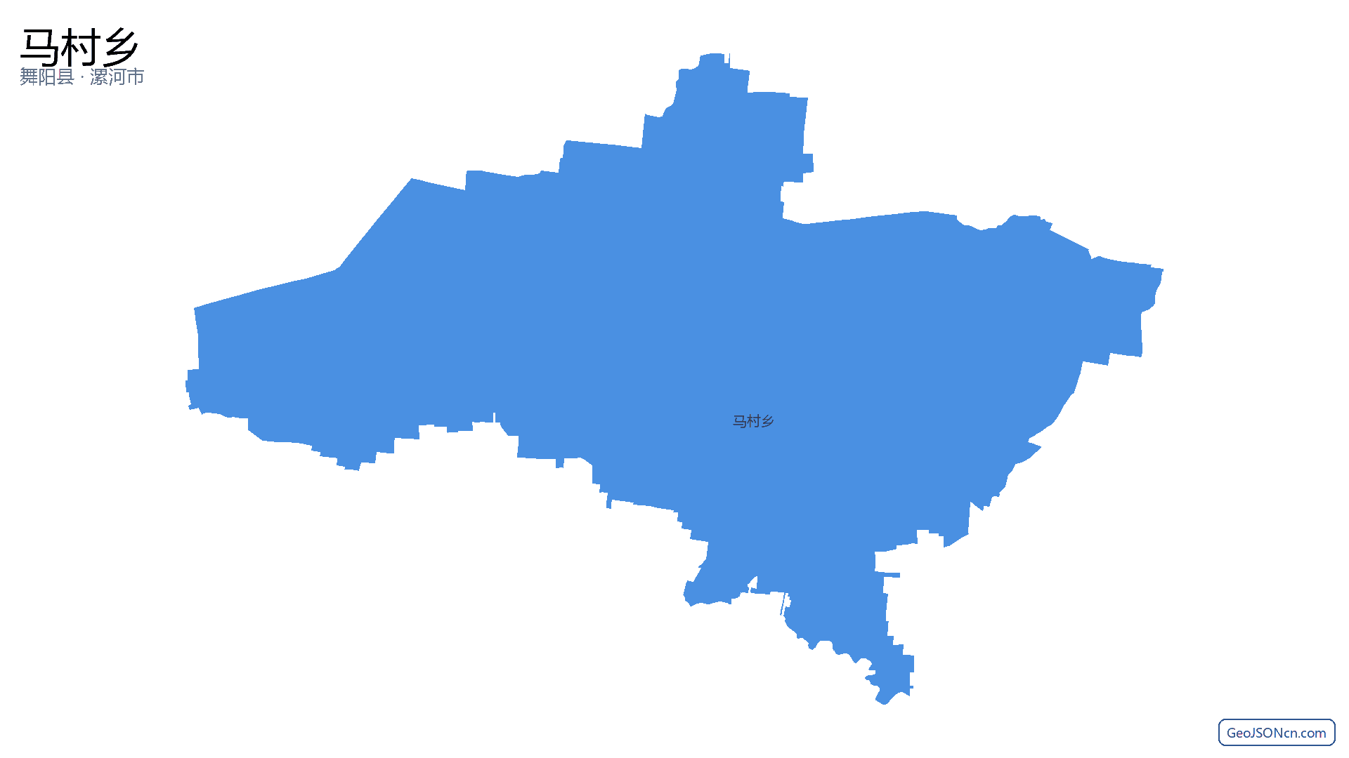 马村乡行政区划边界地图(舞阳县·漯河市),提供GeoJSON、SHP矢量边界数据下载及高清地图大图(PNG/JPG) - GeoJSONcn.com