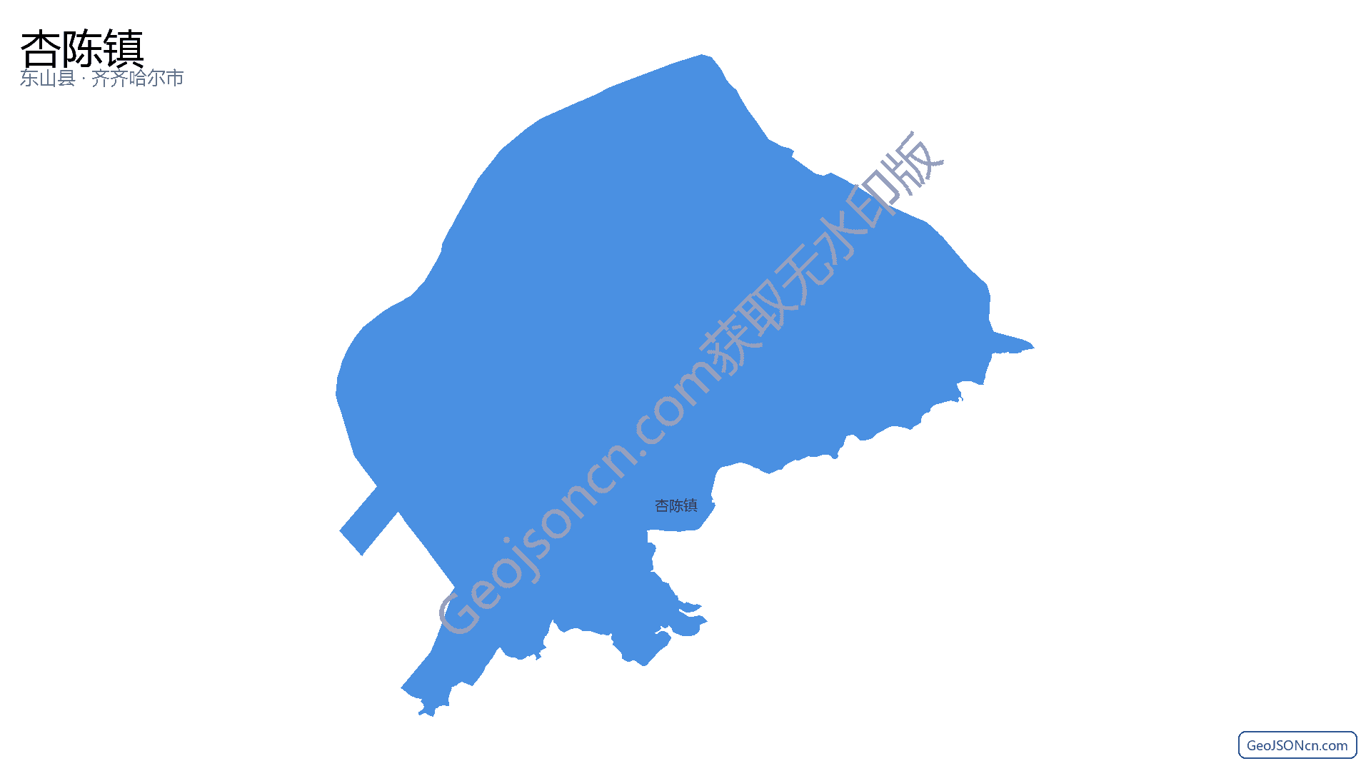 杏陈镇行政区划边界地图(东山县·漳州市),提供GeoJSON、SHP矢量边界数据下载及高清地图大图(PNG/JPG) - GeoJSONcn.com