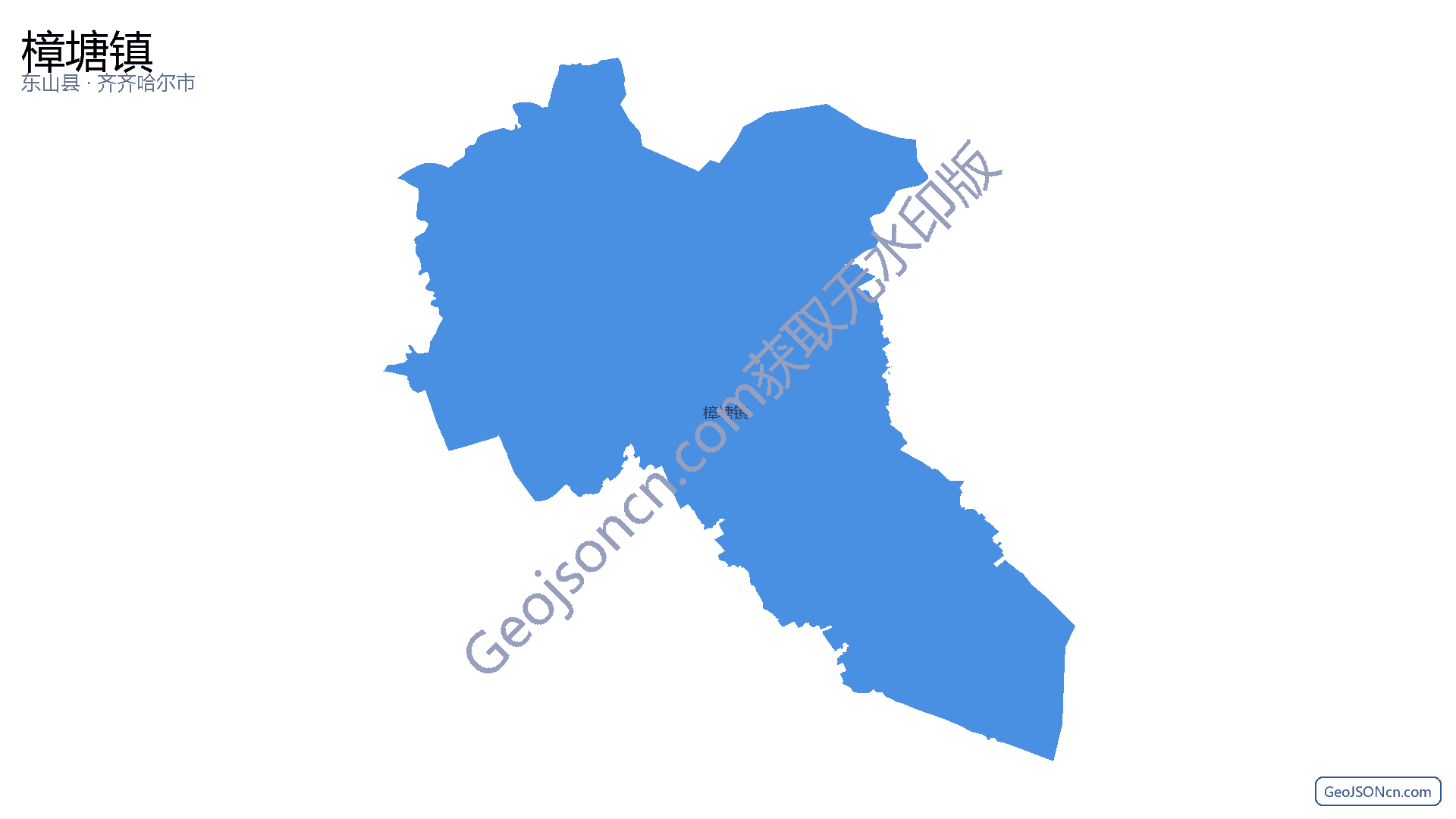 樟塘镇行政区划边界地图（东山县·漳州市）,提供GeoJSON、SHP矢量边界数据下载及高清地图大图(PNG/JPG) - GeoJSONcn.com