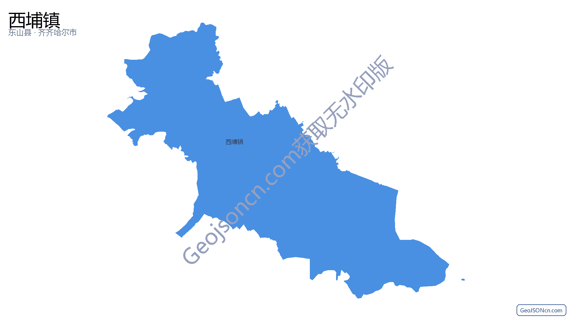 西埔镇行政区划边界地图（东山县·漳州市）,提供GeoJSON、SHP矢量边界数据下载及高清地图大图(PNG/JPG) - GeoJSONcn.com