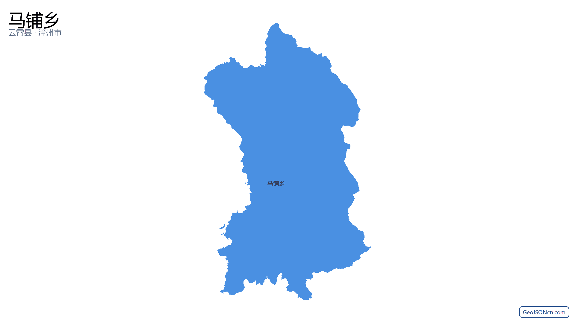 马铺乡行政区划边界地图（云霄县·漳州市）,提供GeoJSON、SHP矢量边界数据下载及高清地图大图(PNG/JPG) - GeoJSONcn.com