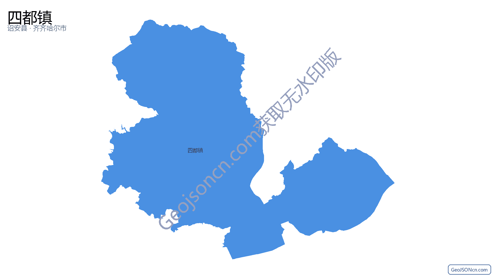 四都镇行政区划边界地图(诏安县·漳州市),提供GeoJSON、SHP矢量边界数据下载及高清地图大图(PNG/JPG) - GeoJSONcn.com