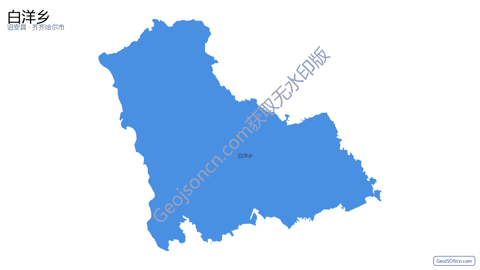 白洋乡行政区划边界地图（诏安县·漳州市）,提供GeoJSON、SHP矢量边界数据下载及高清地图大图(PNG/JPG) - GeoJSONcn.com