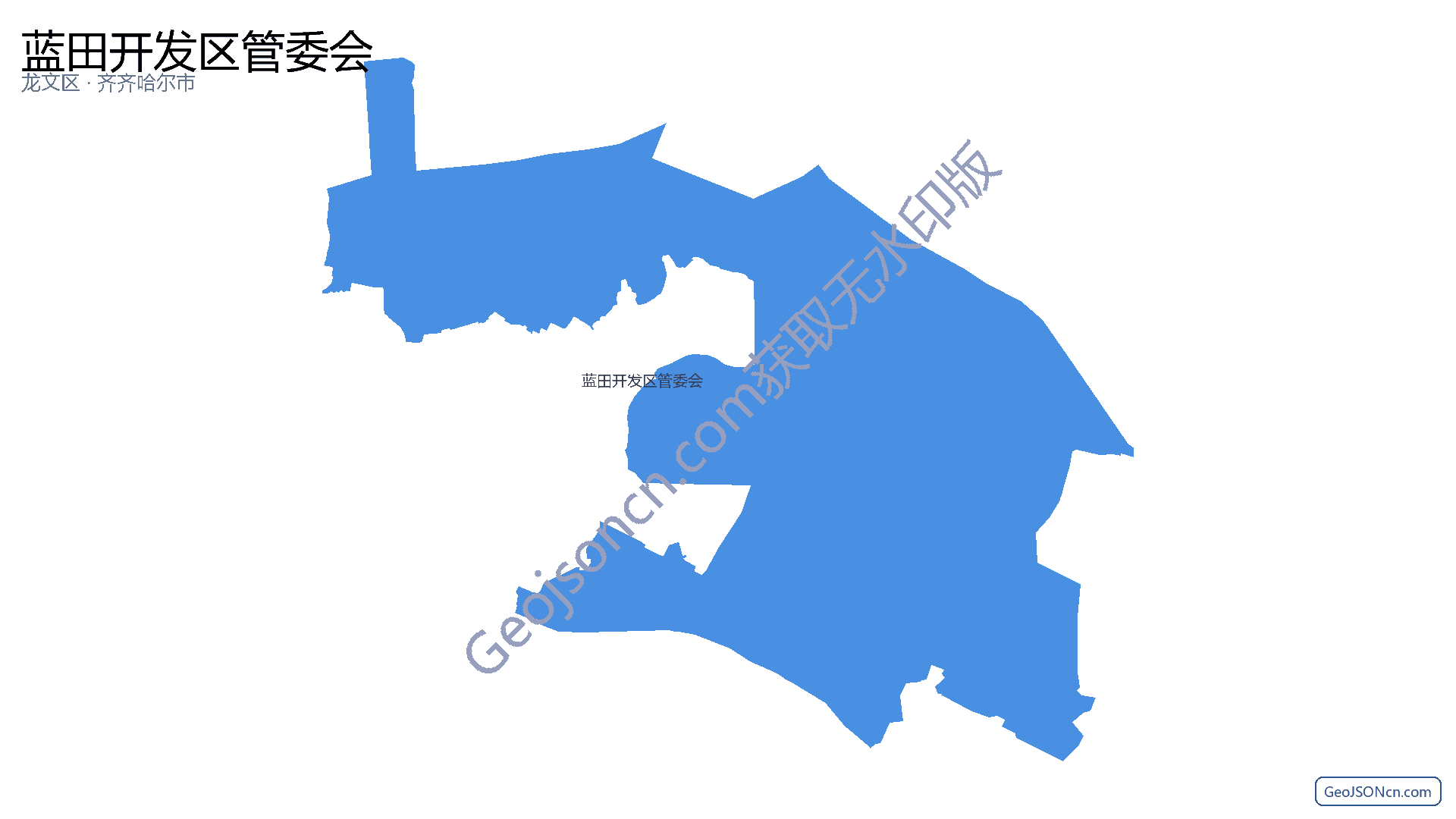蓝田开发区管委会行政区划边界地图（龙文区·漳州市）,提供GeoJSON、SHP矢量边界数据下载及高清地图大图(PNG/JPG) - GeoJSONcn.com